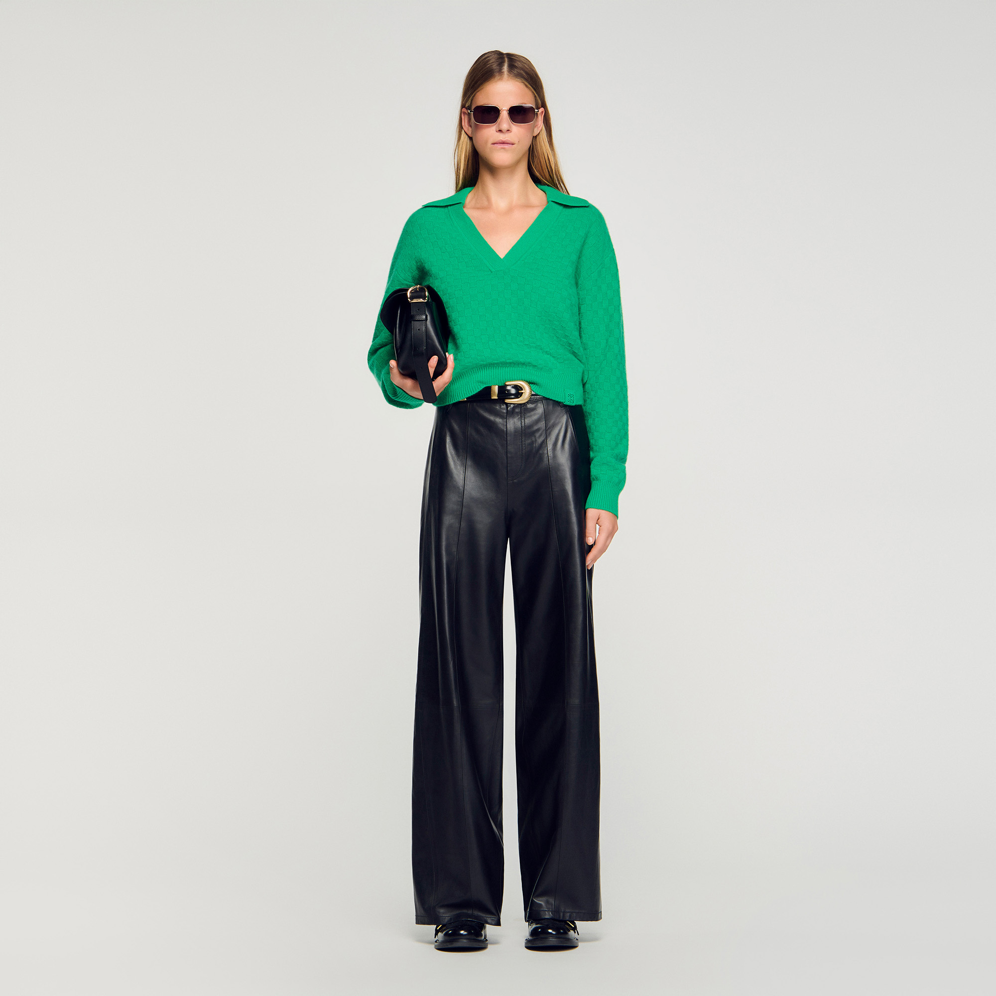 Polo-neck sweater