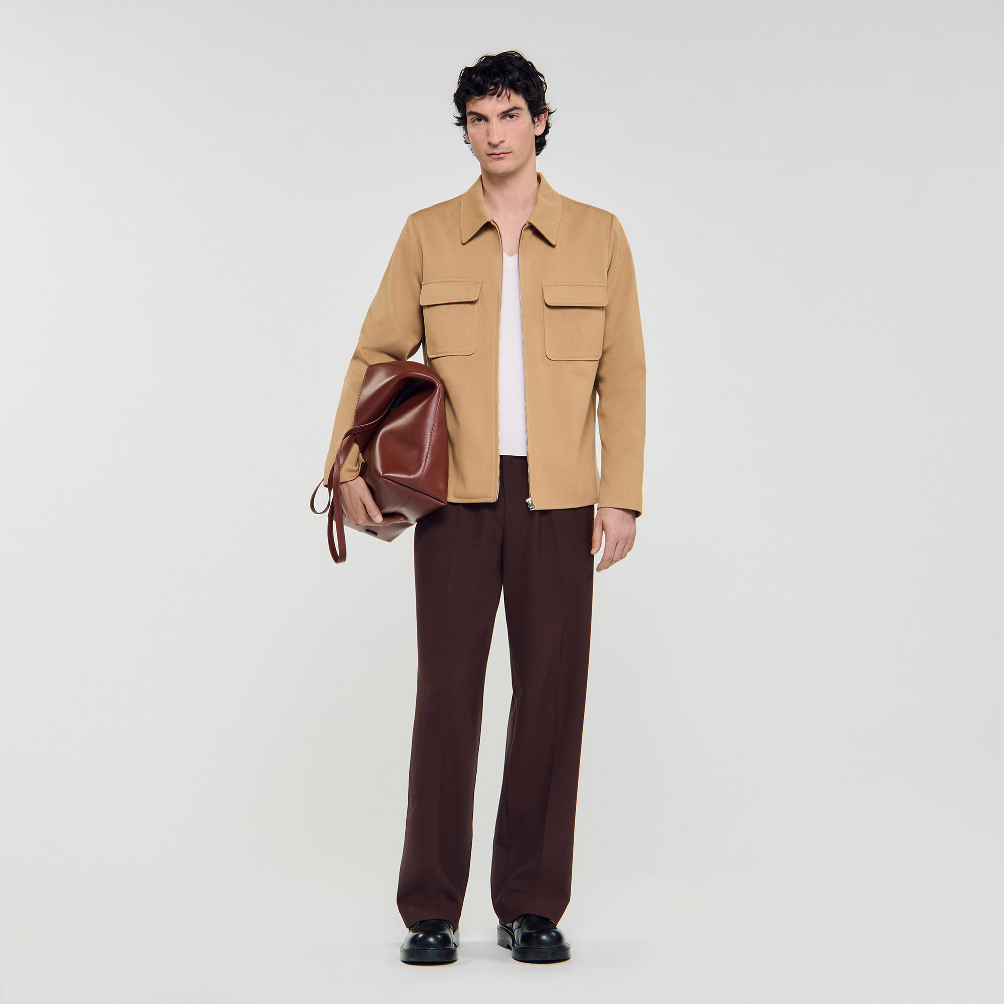 Zip-up pocket jacket