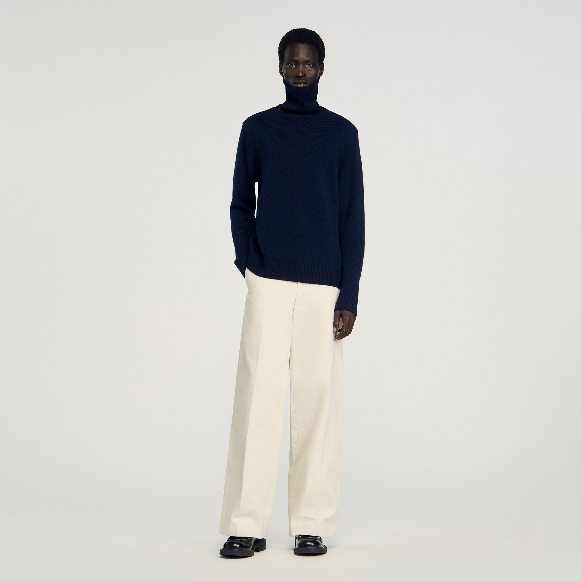 Wool and cashmere turtleneck