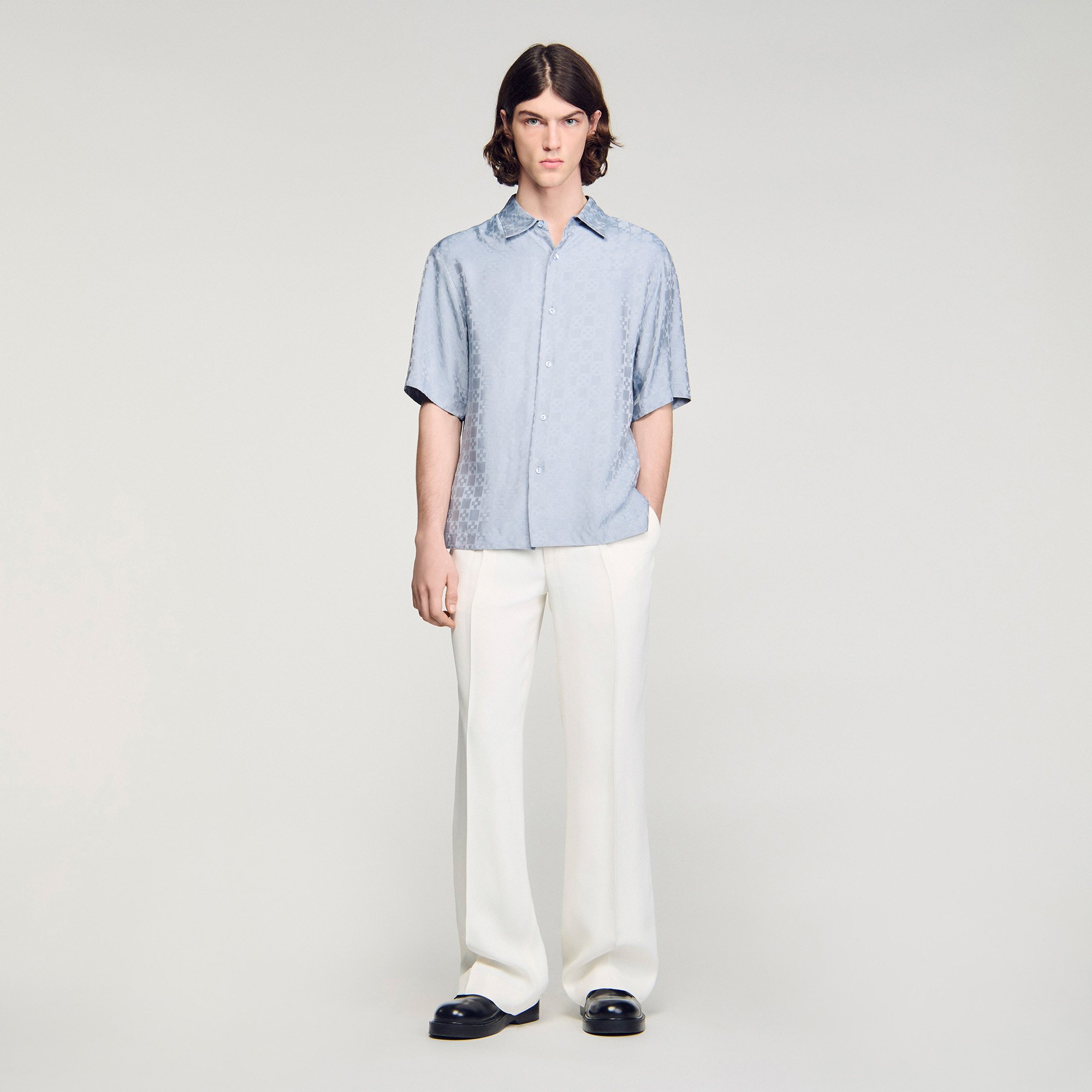Square Cross loose-fit shirt