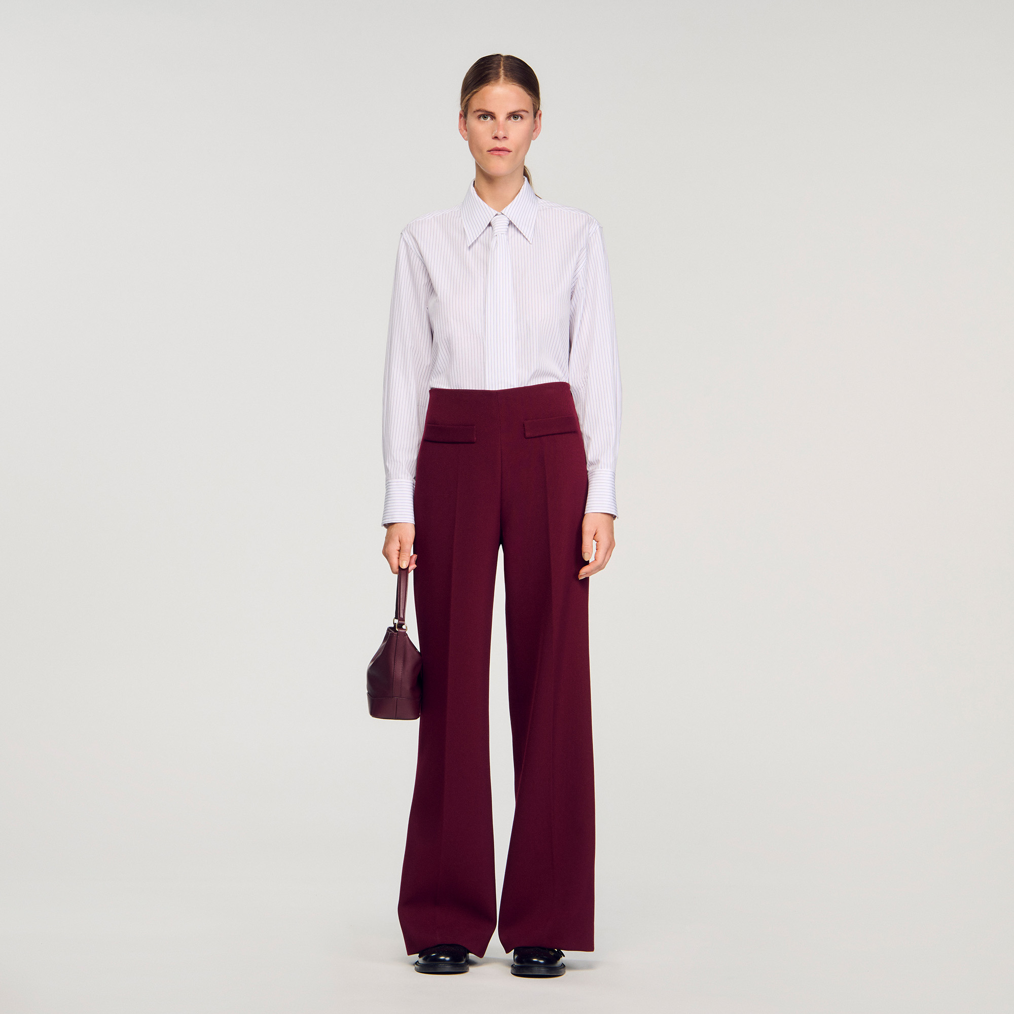 Wide-leg trousers by Sandro