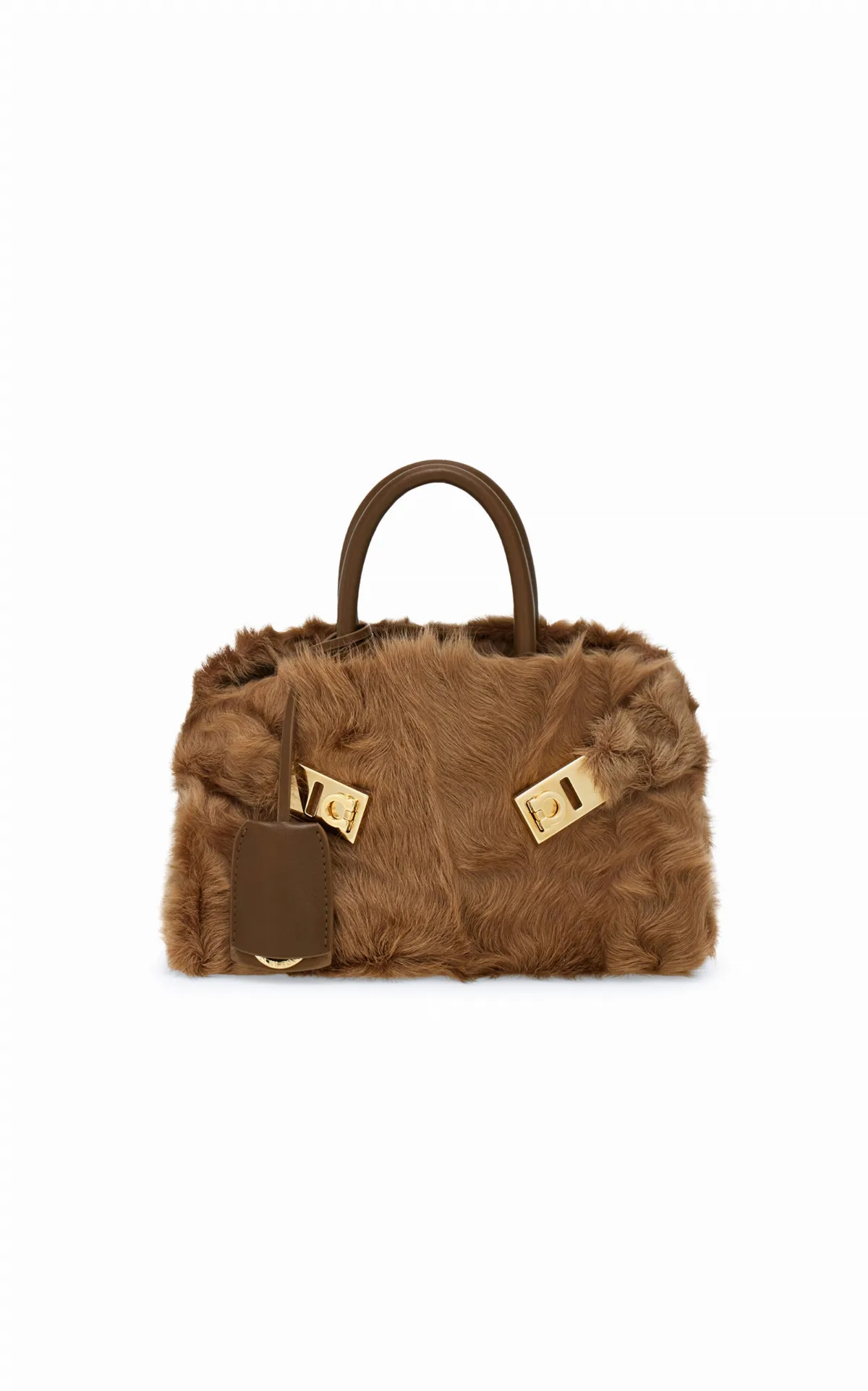 Hug Mini Fur Bag by Ferragamo