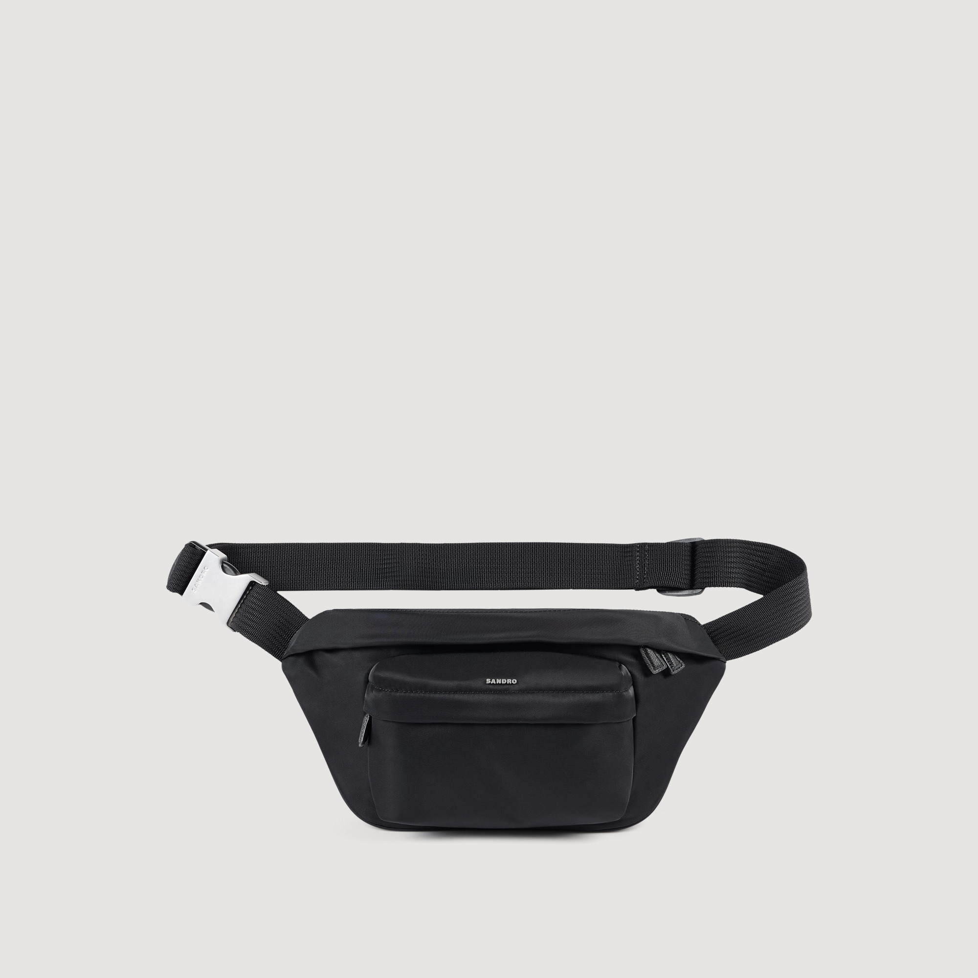 Technical fabric shoulder bag by Sandro