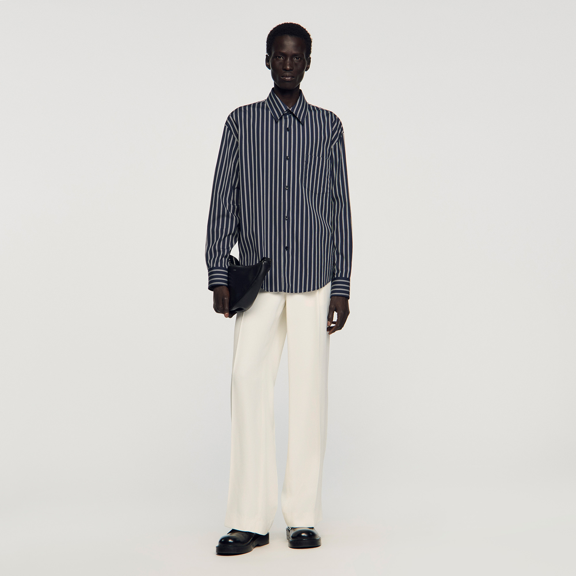 Striped cotton shirt