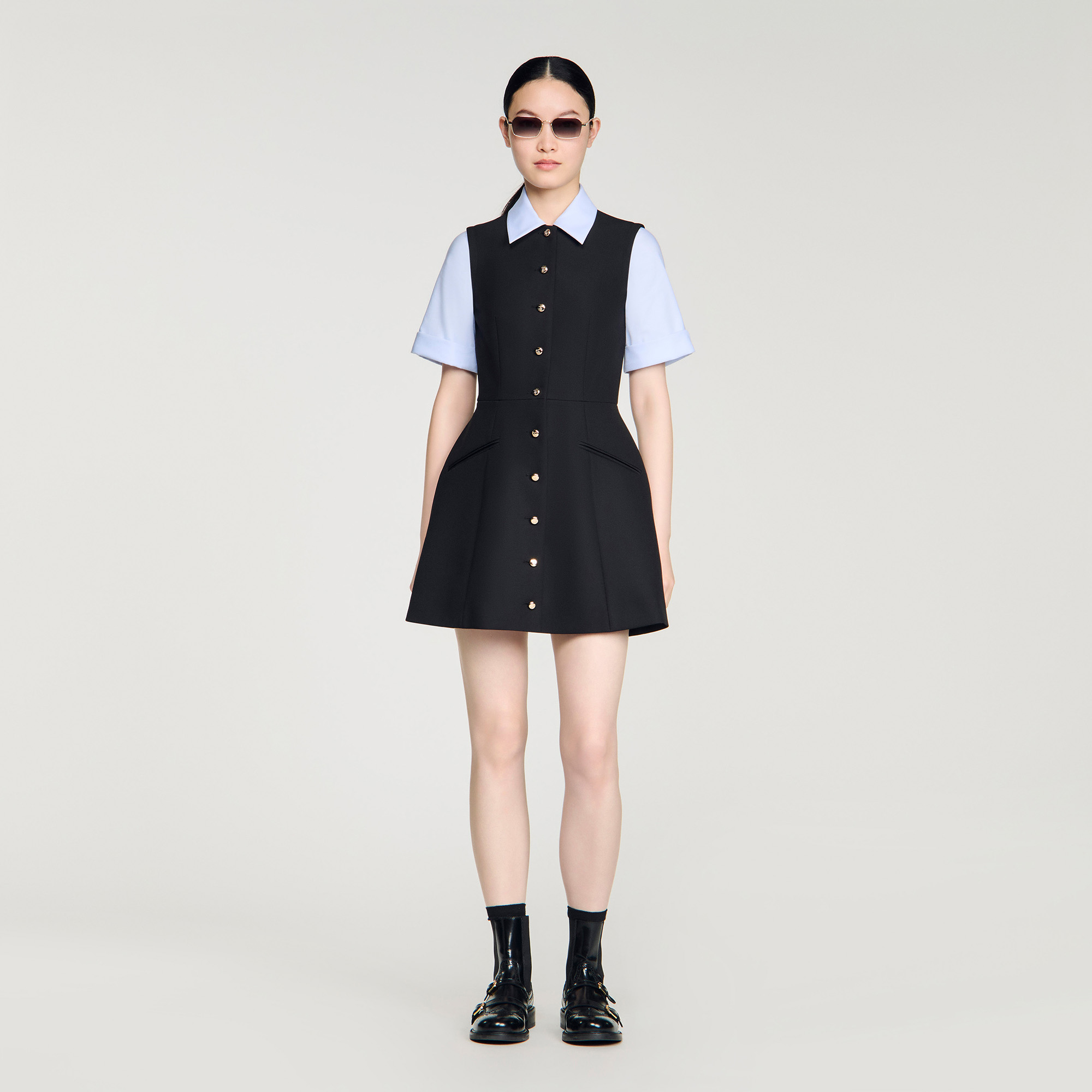 2-in-1 mini dress
