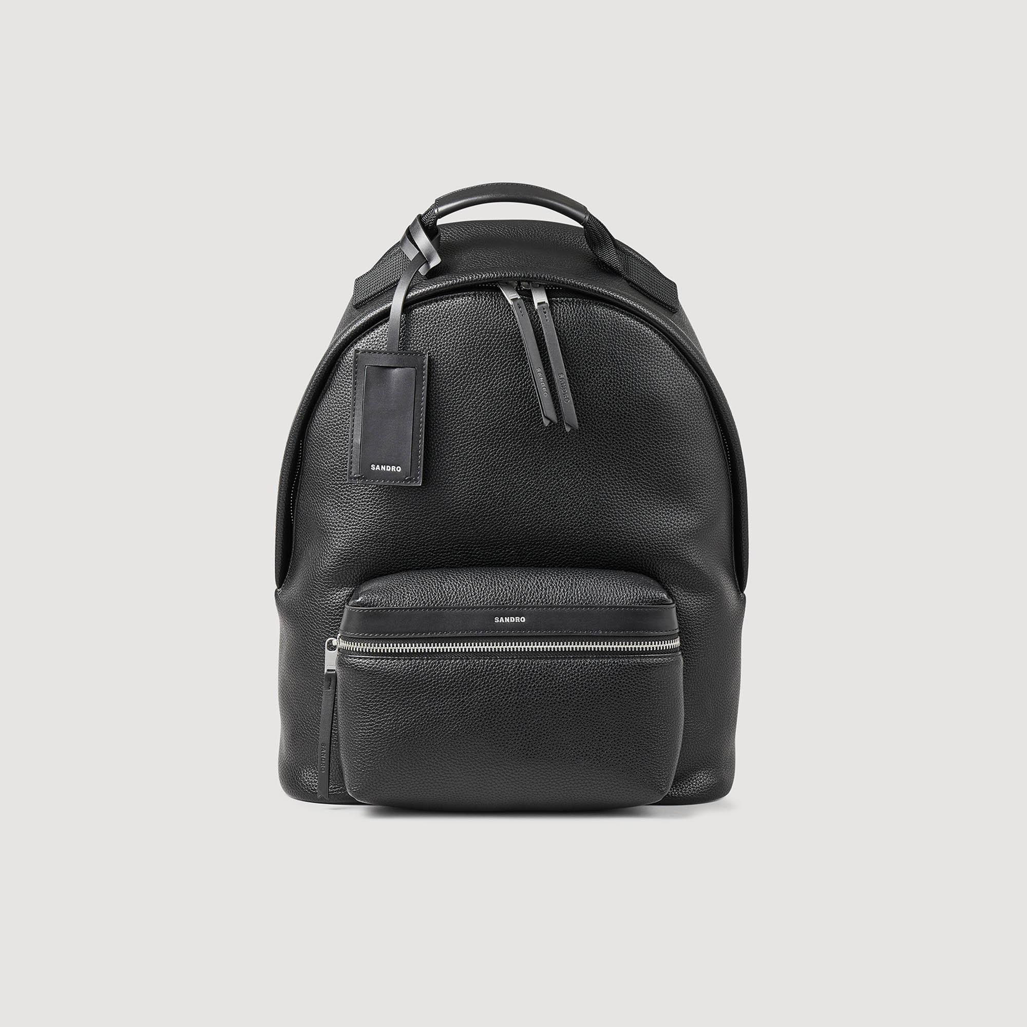 Coated canvas backpack by Sandro