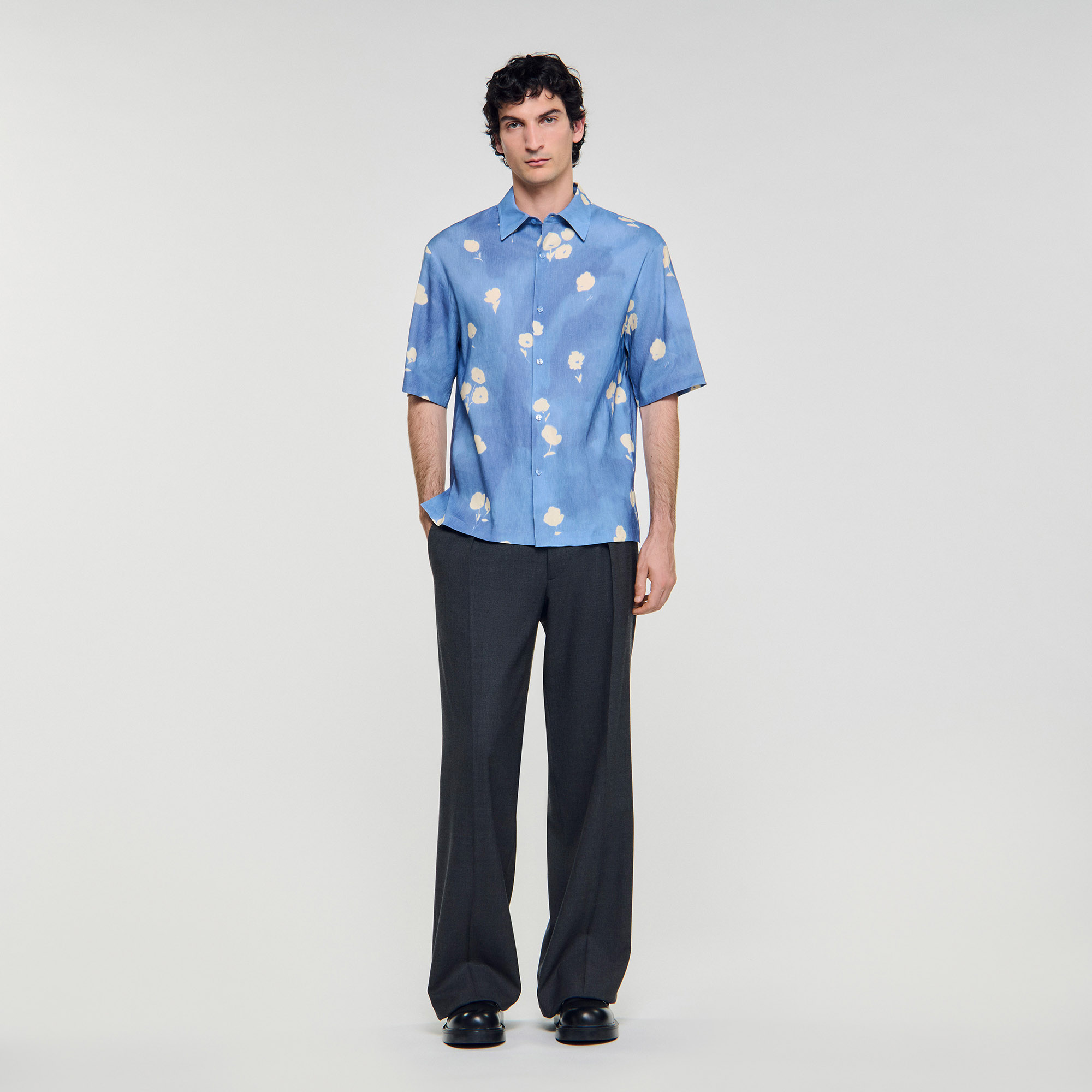 Abstract Floral Shirt