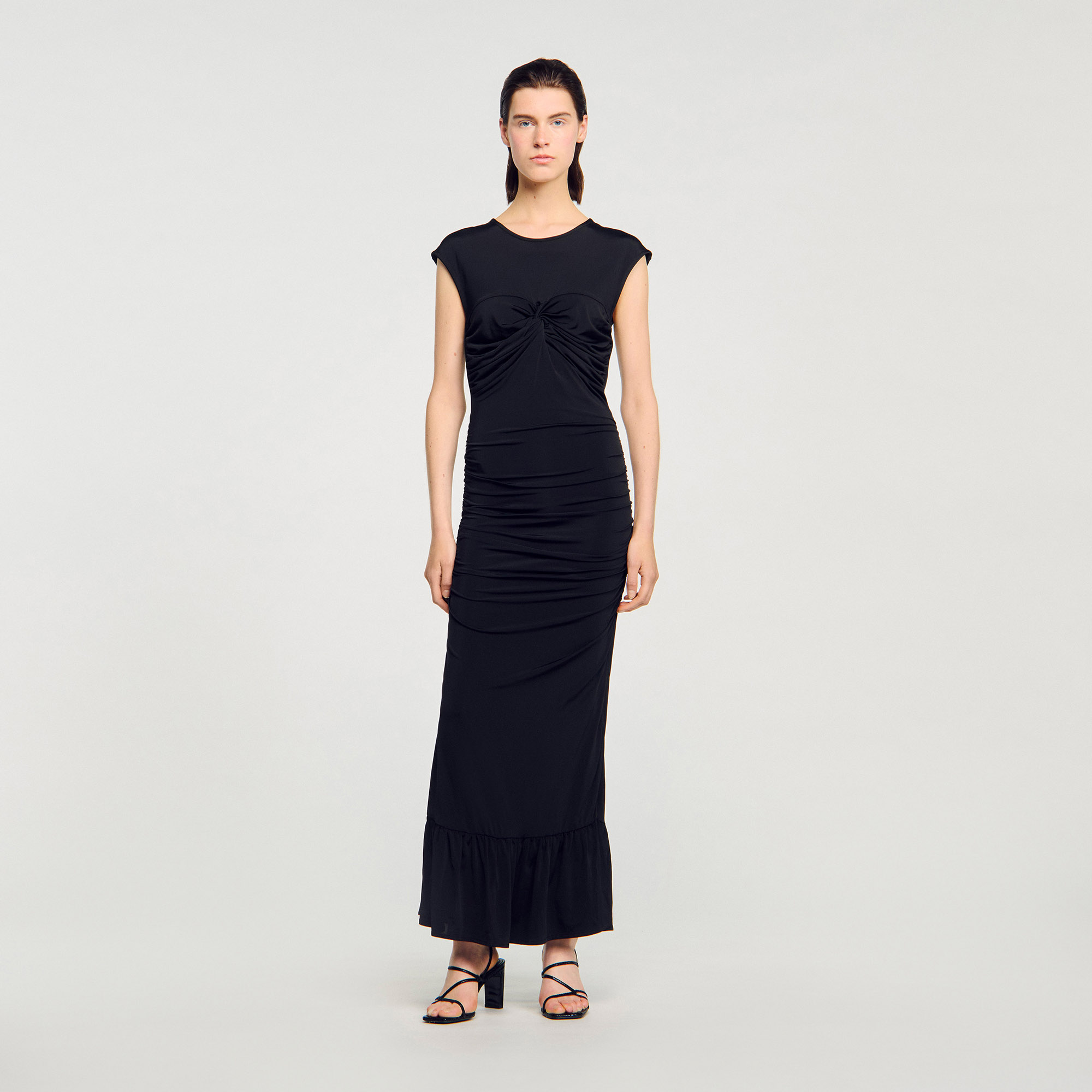 Draped maxi dress by Sandro