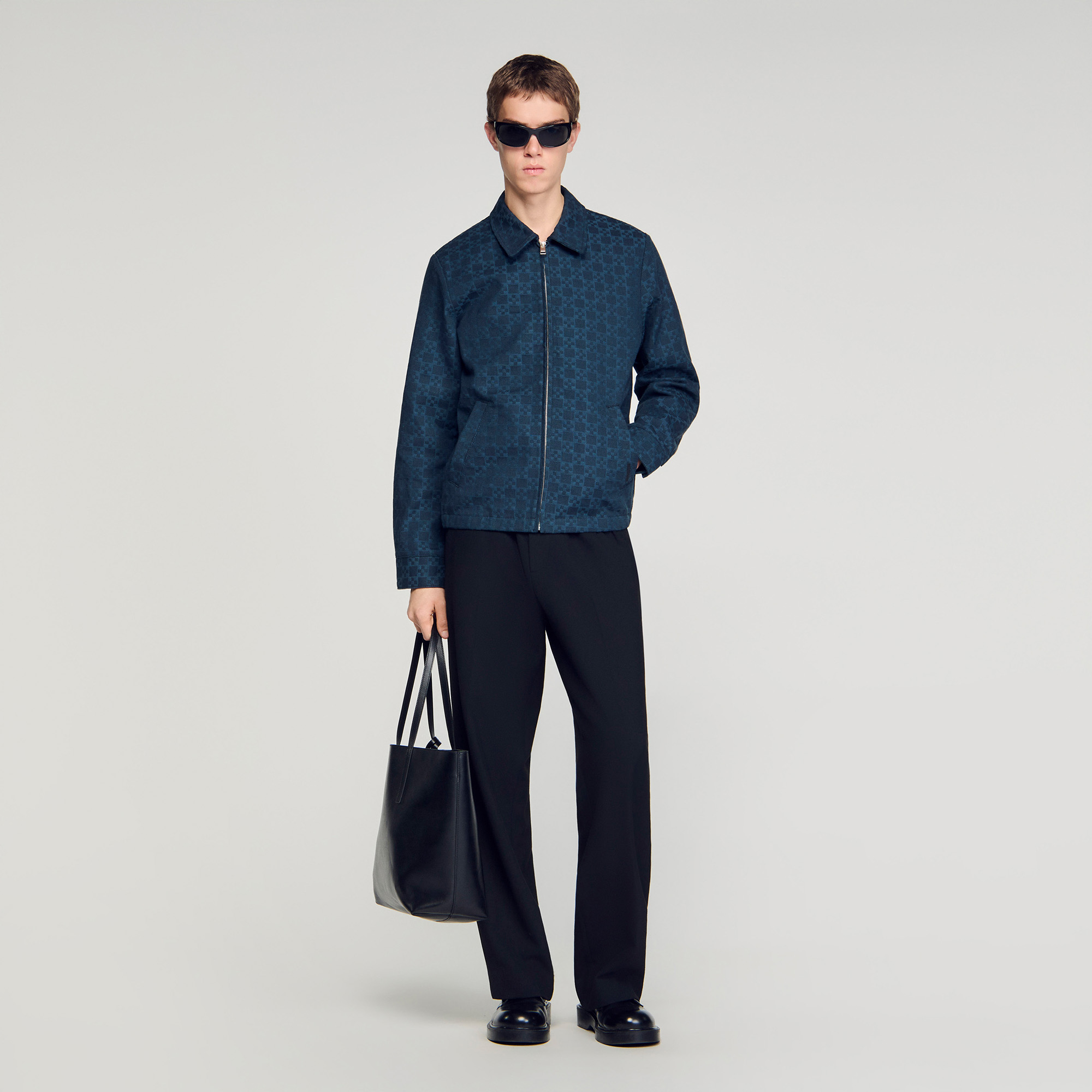 Square Cross denim jacket