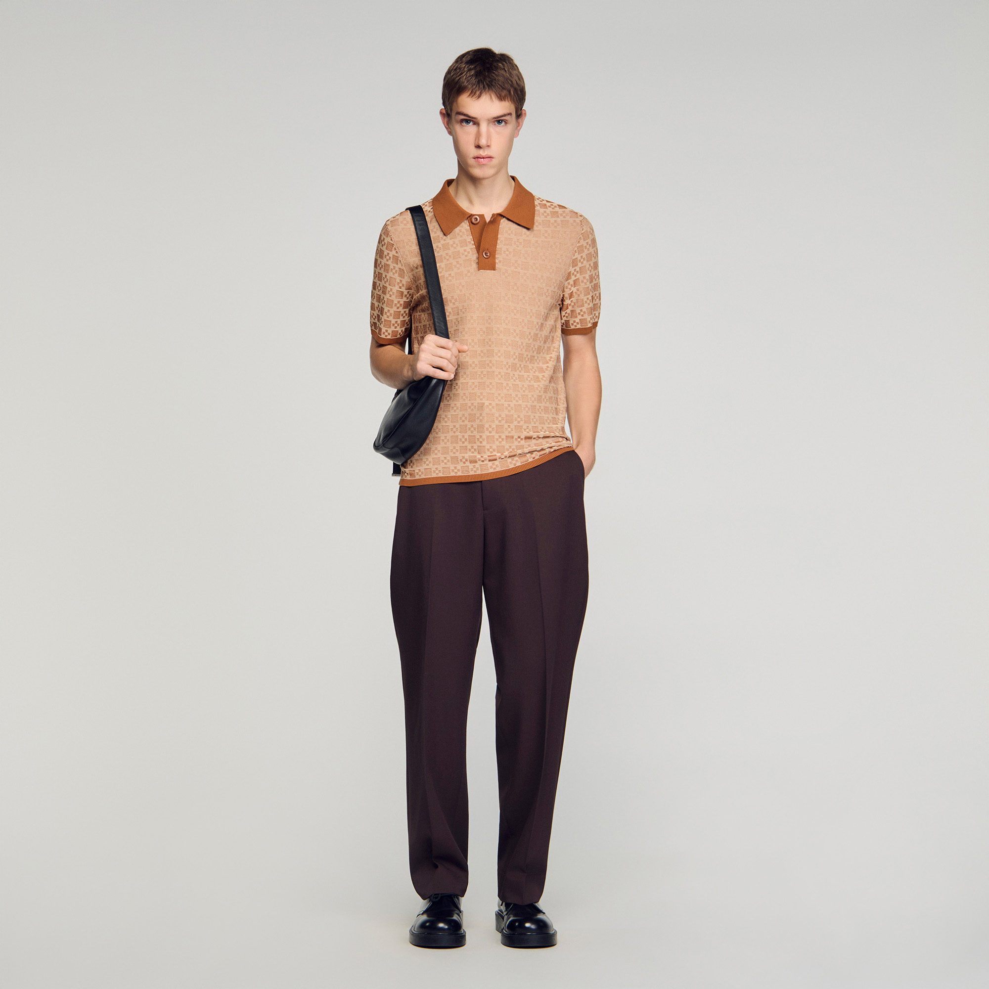 Square Cross polo shirt