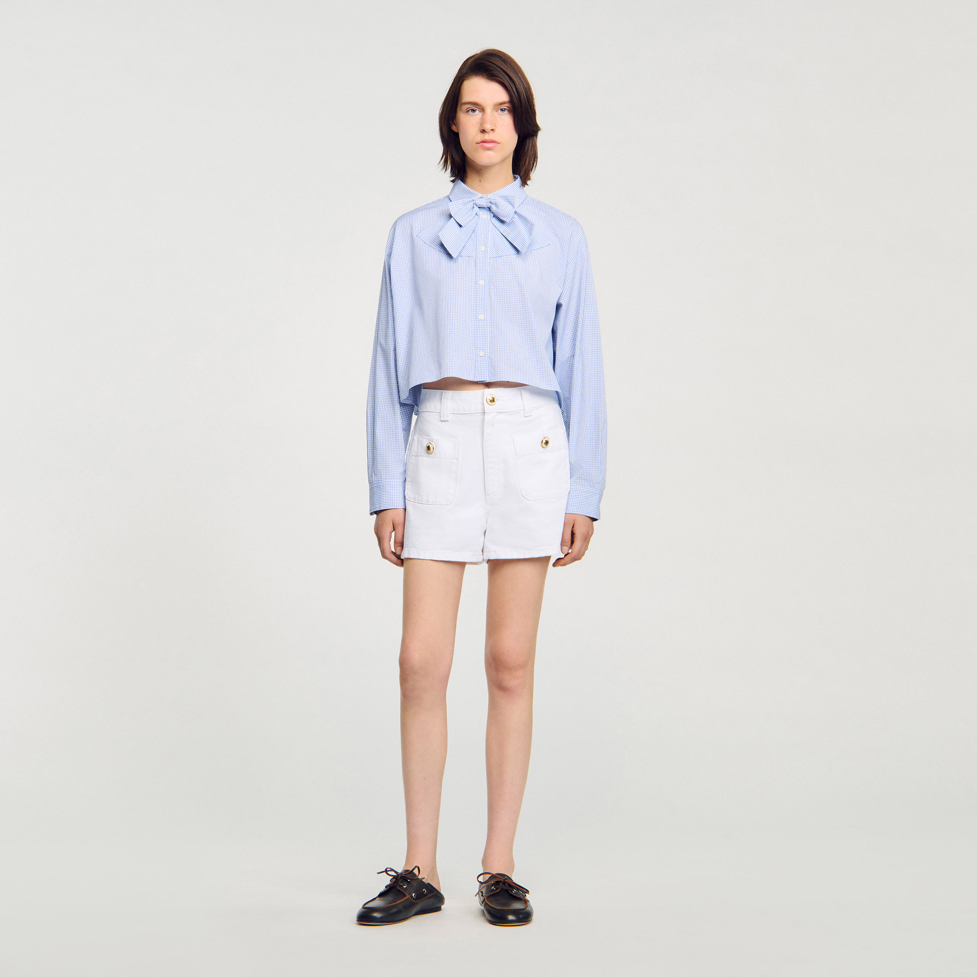 Bow collar shirt by Sandro