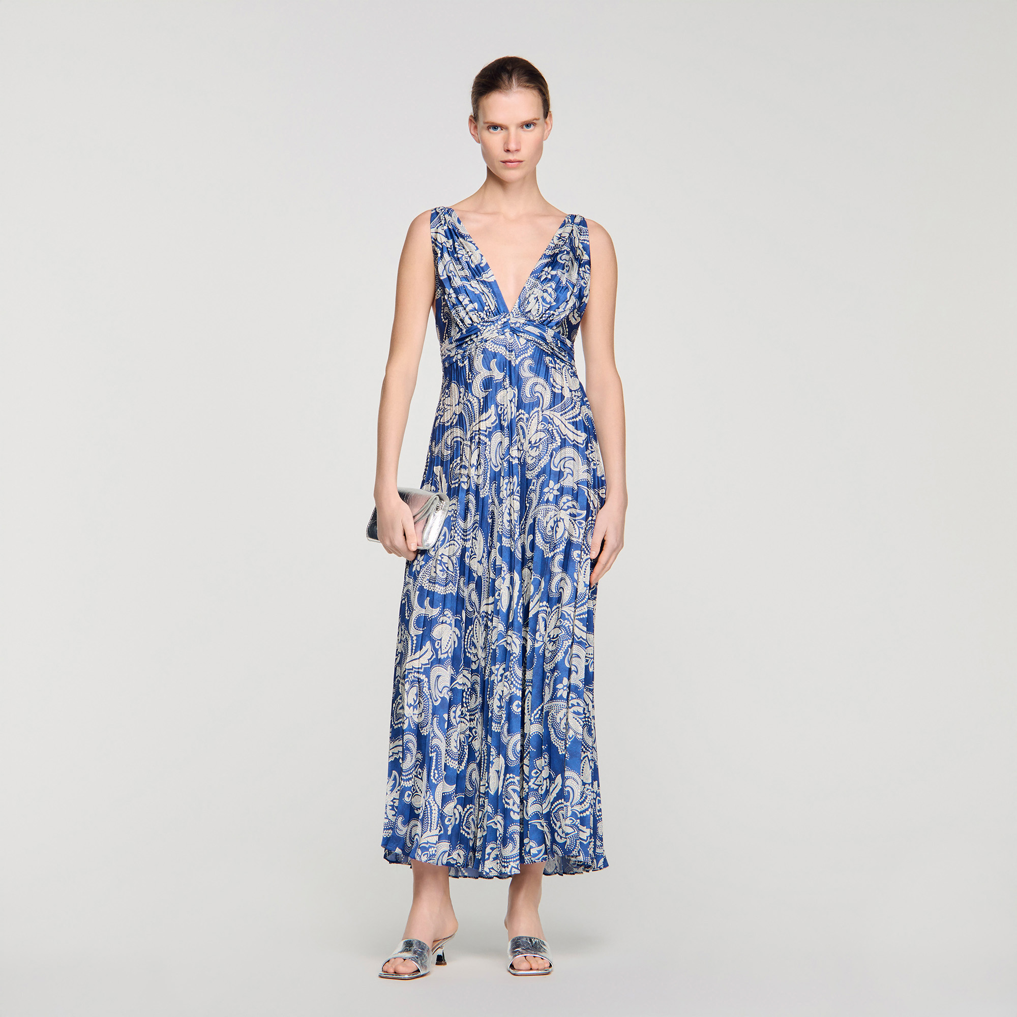 Floral print maxi dress
