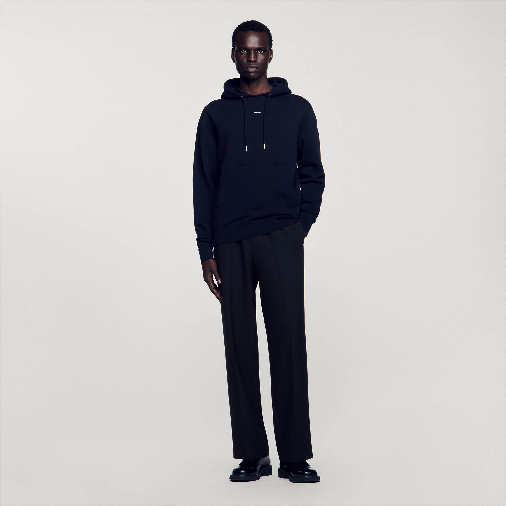 Embroidered hoodie by Sandro