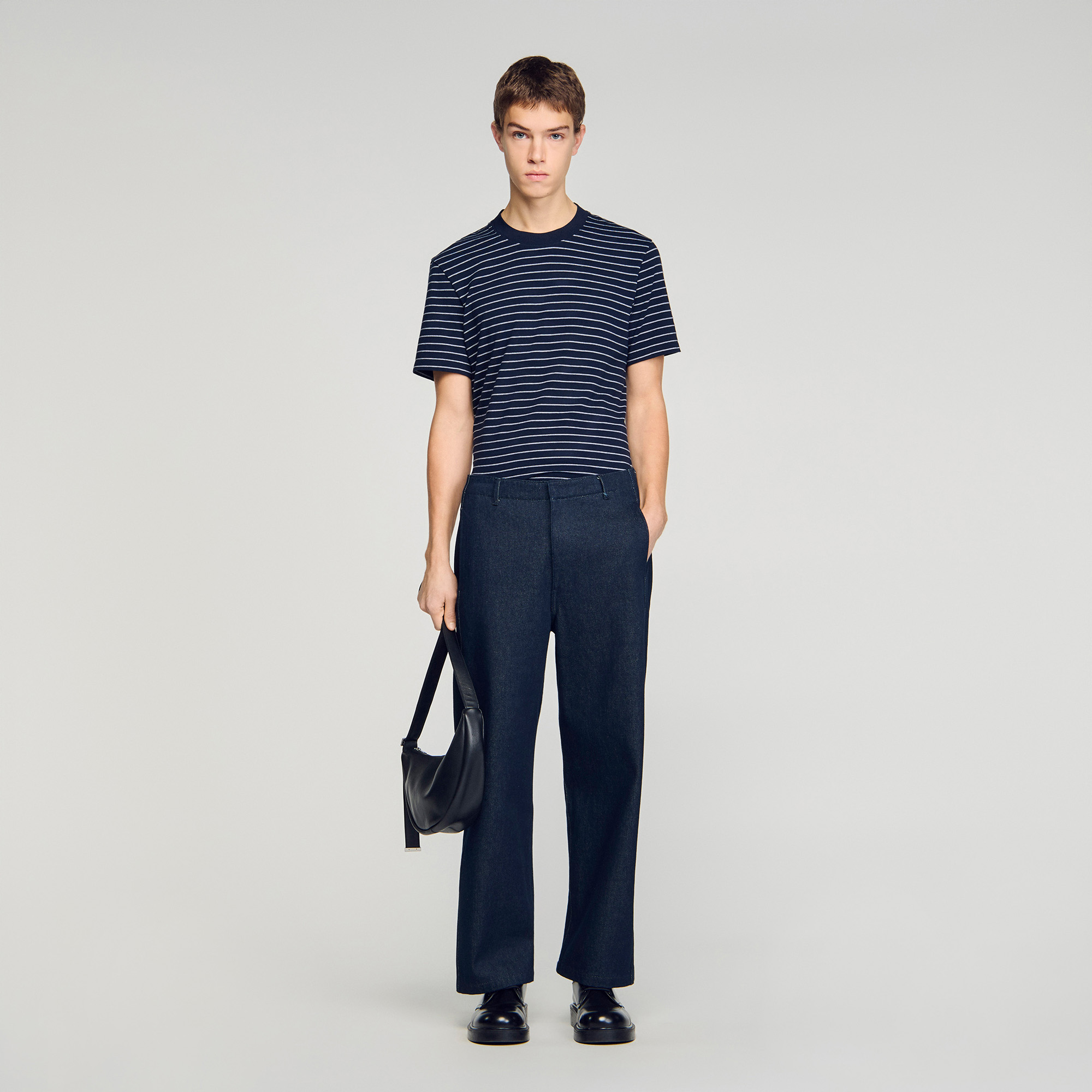 Raw barrel jeans by Sandro