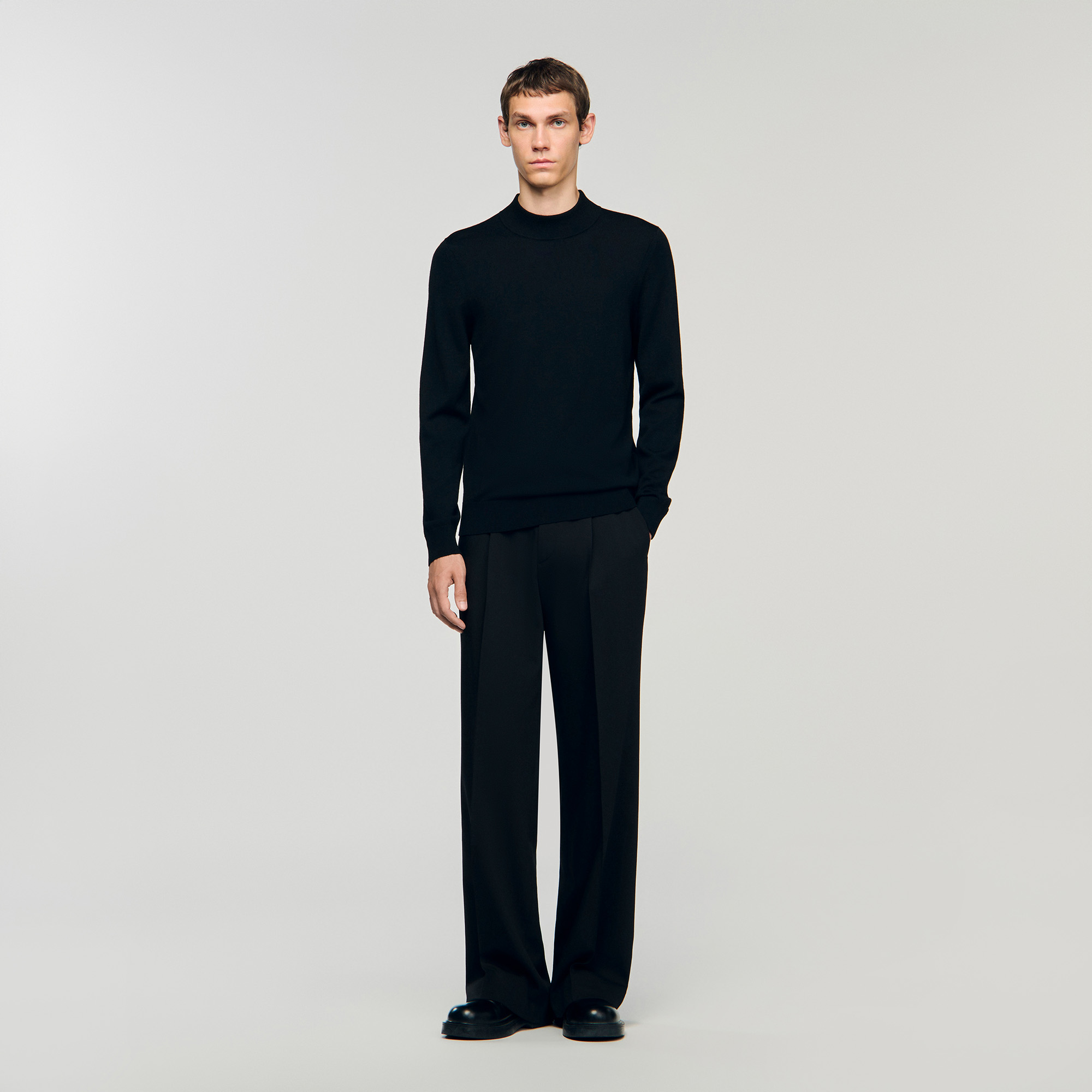 Mock neck sweater