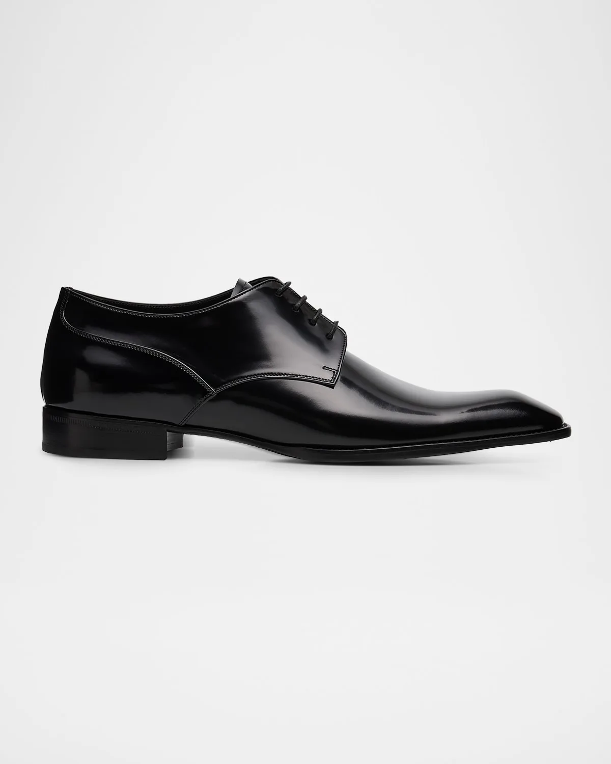 Stanton Glazed Leather Derby Shoes