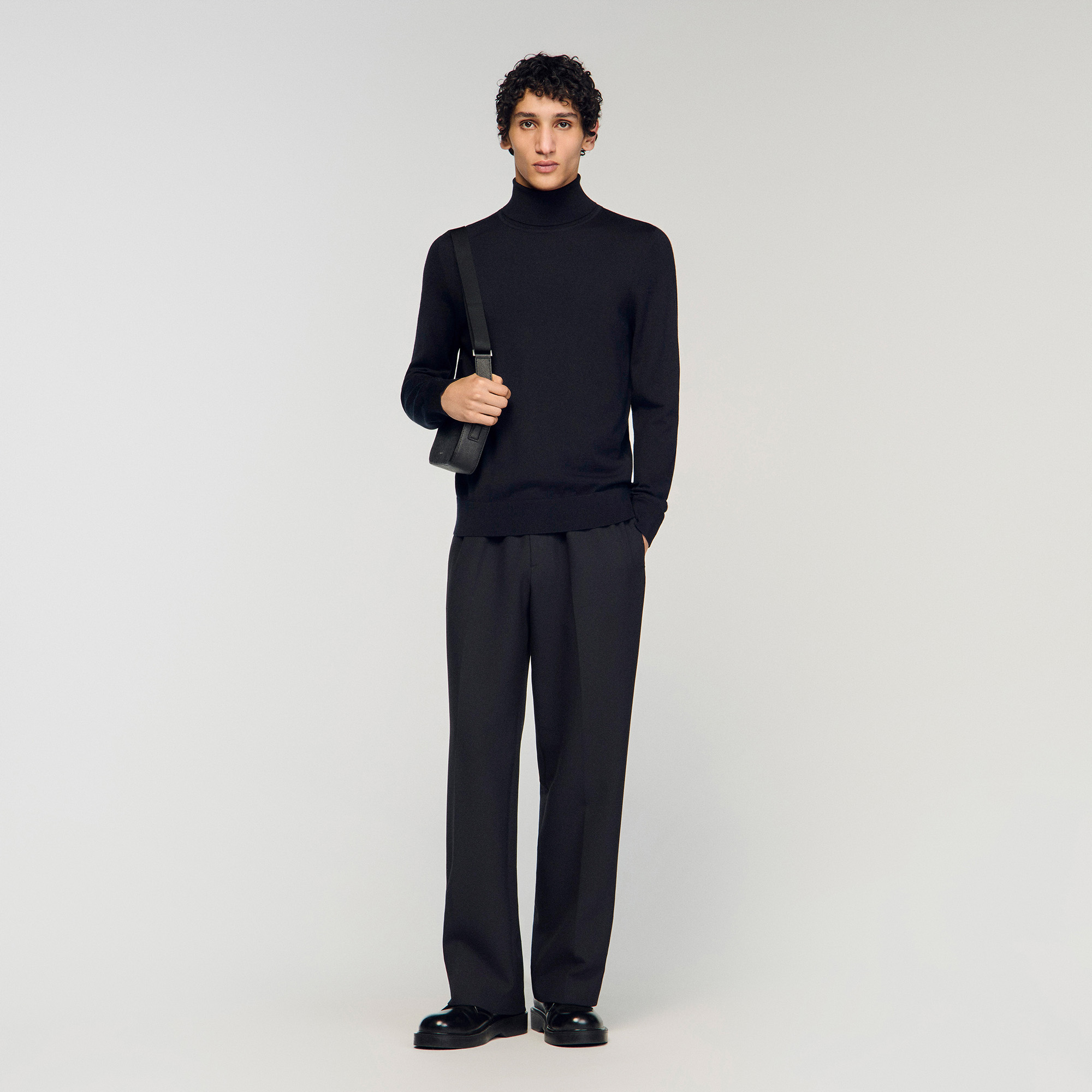 Turtleneck wool sweater