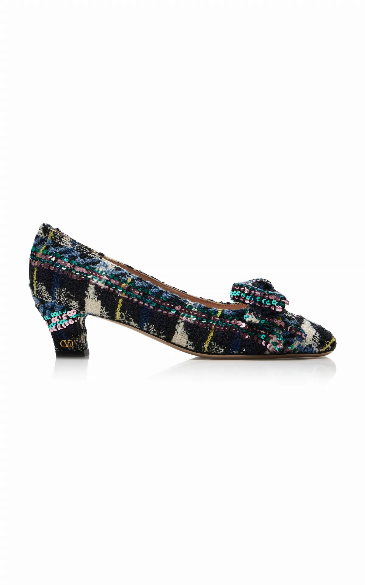 Bowow Tweed Pumps by Valentino Garavani