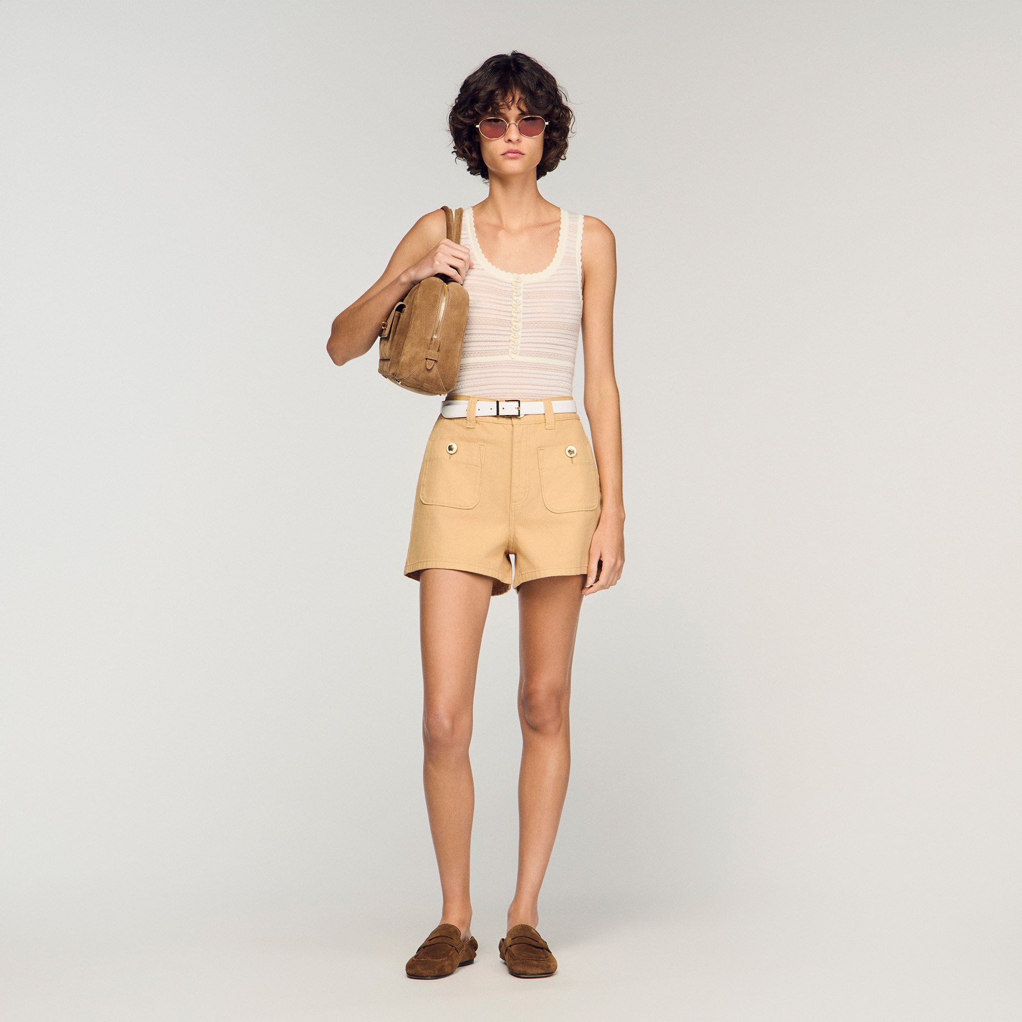 Denim shorts by Sandro