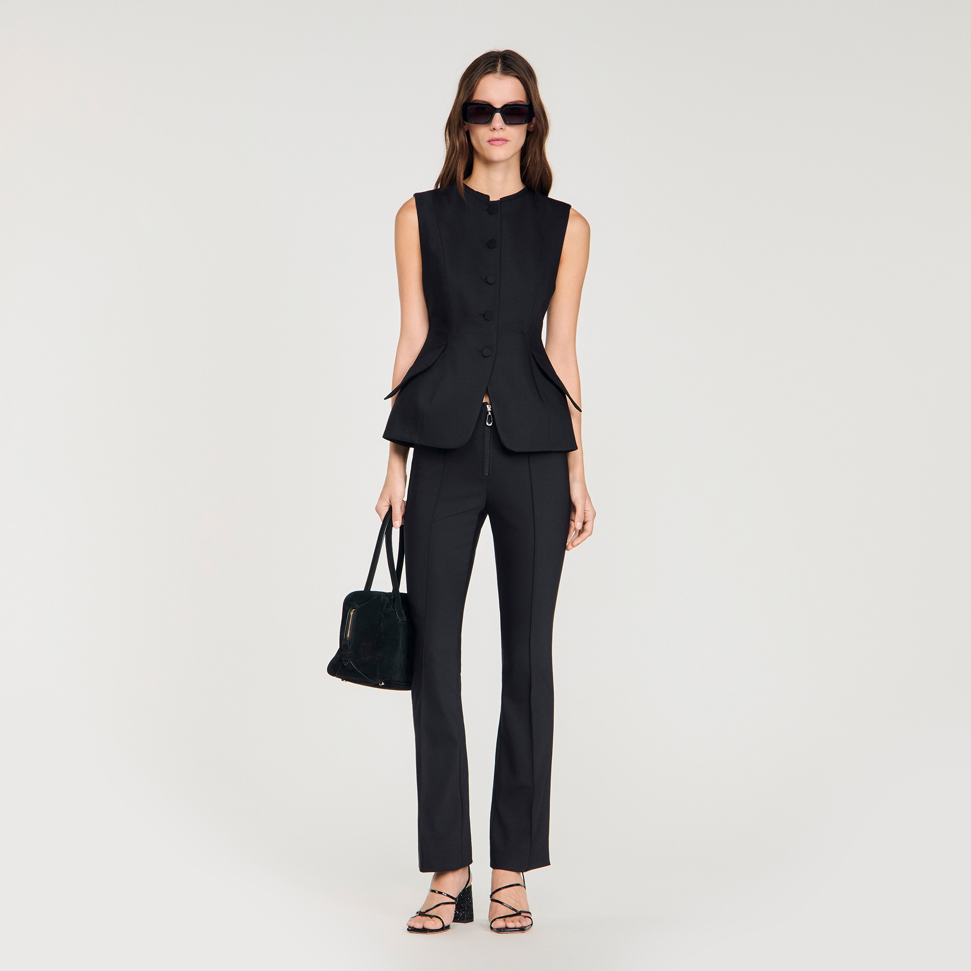 Peplum vest