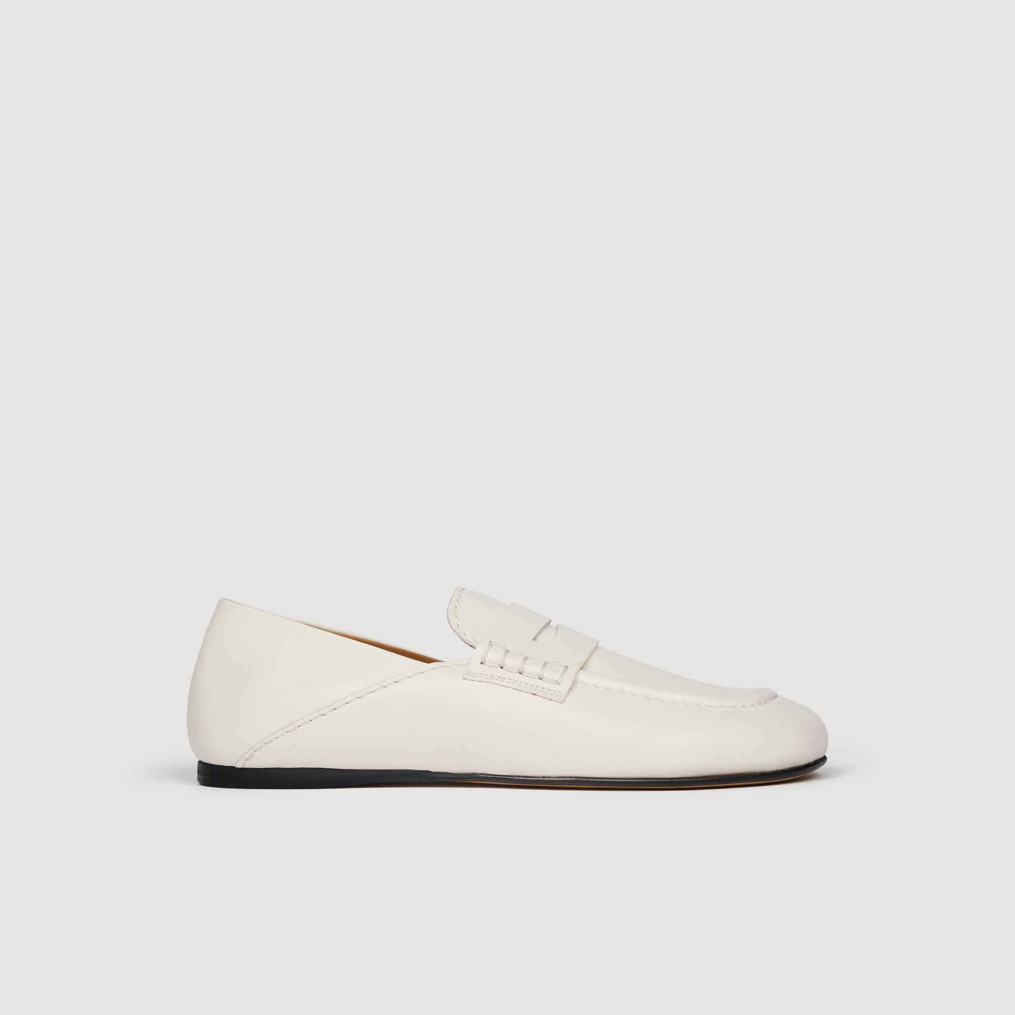 Leather loafers