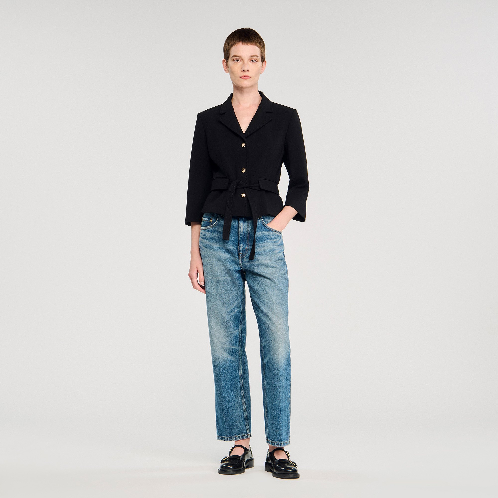Short tailored jacket by Sandro