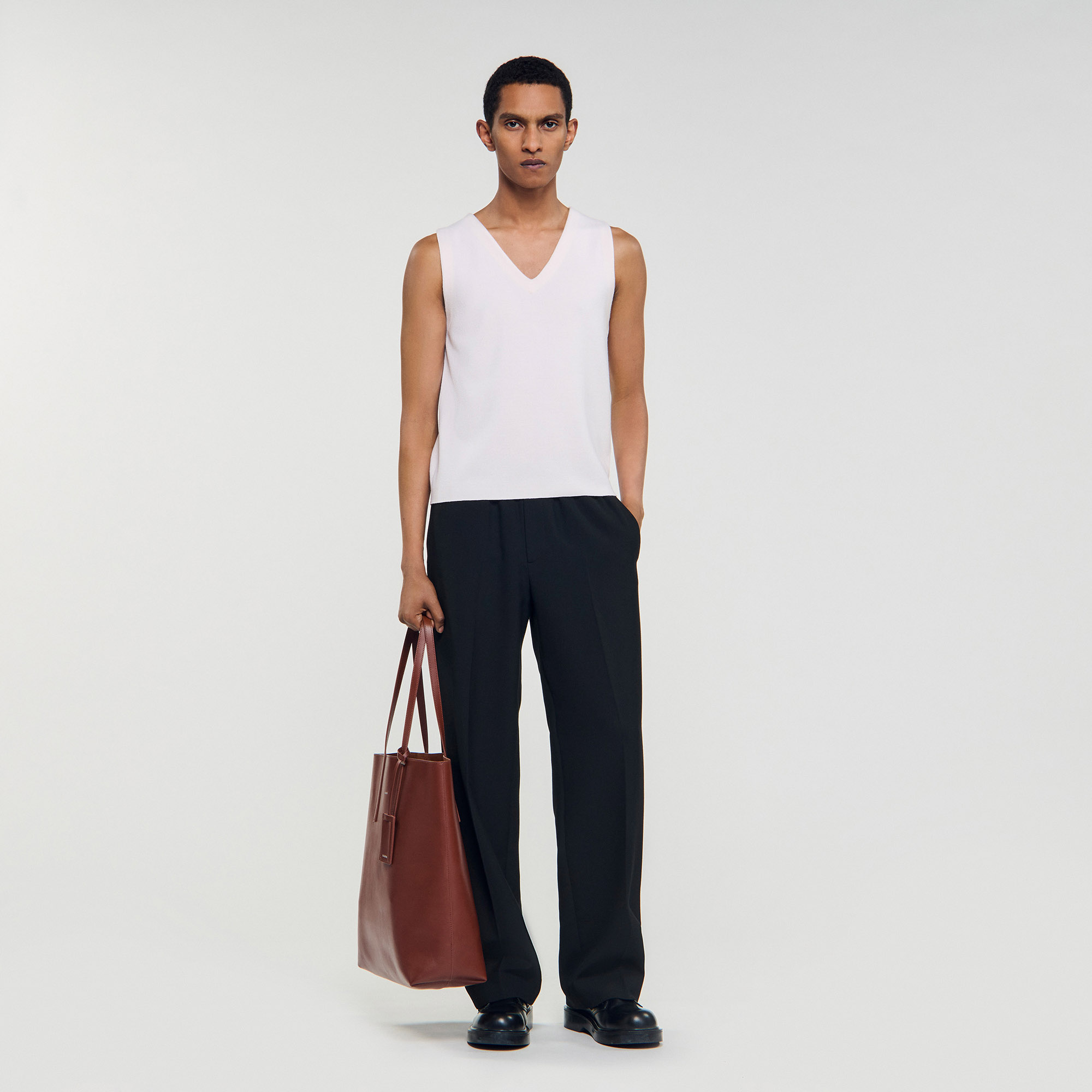 Wool vest top by Sandro