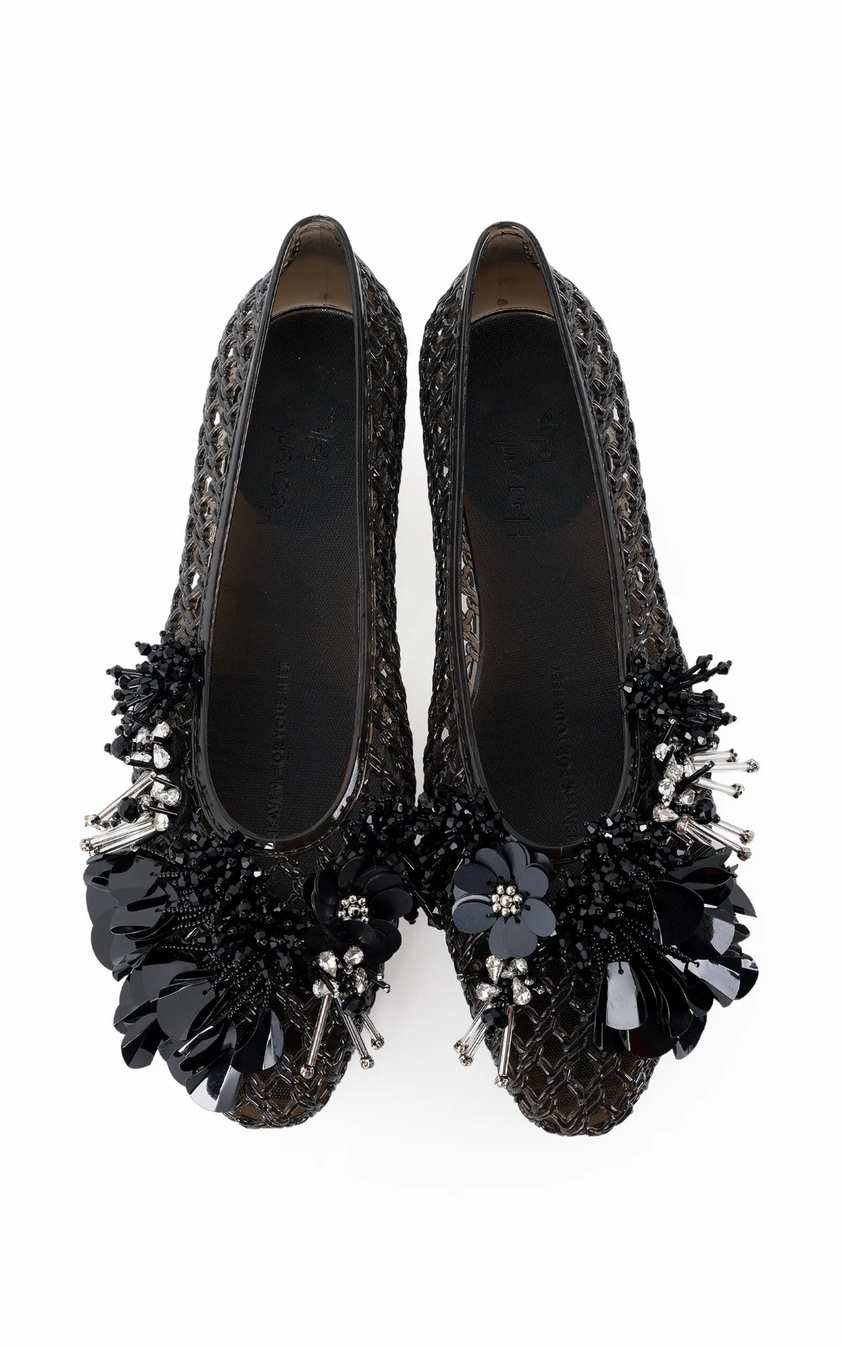 Glam Embellished Jelly Shoes