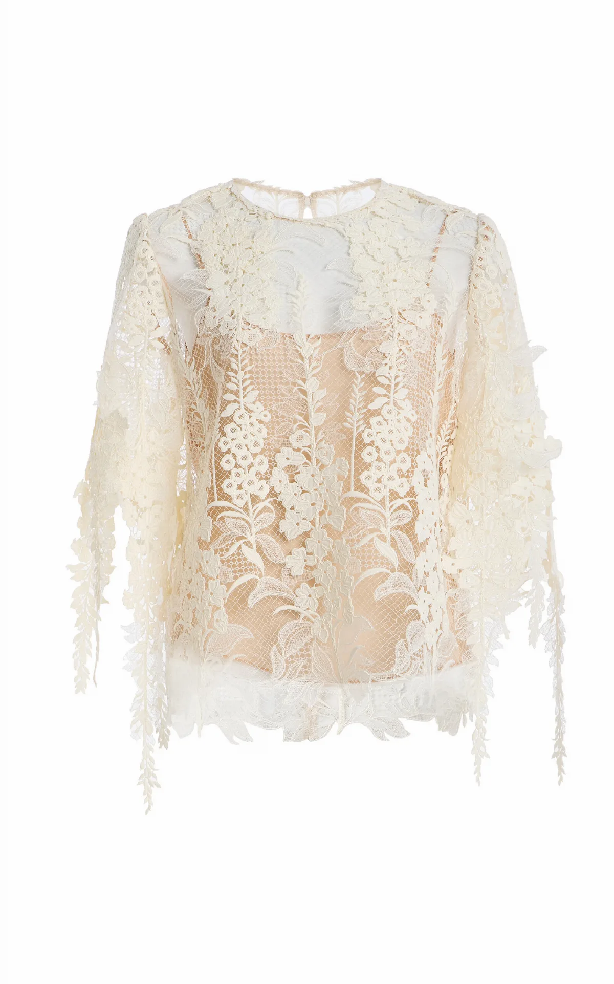 Appliqud Lace Top