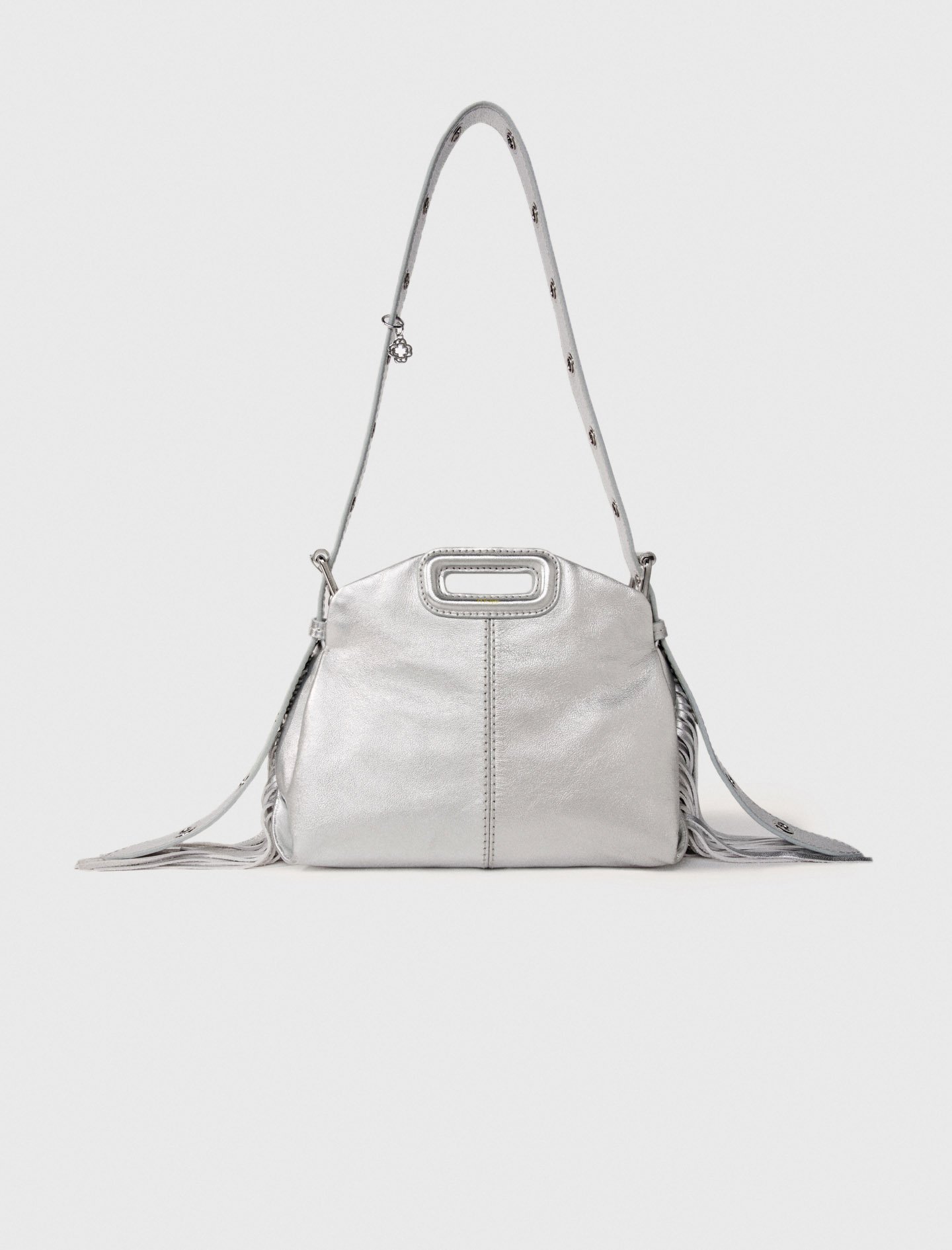 Woman's polyester Metallic leather Miss M Mini bag for Spring/Summer, size One Size, in color Silver / Grey