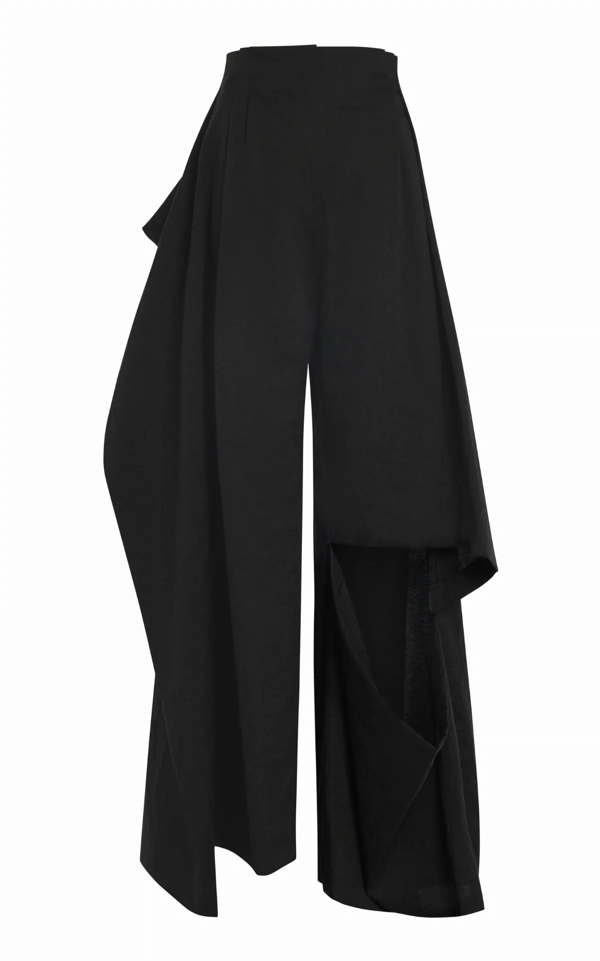 Asymmetric Flax-Blend Pants by A.W.A.K.E. MODE