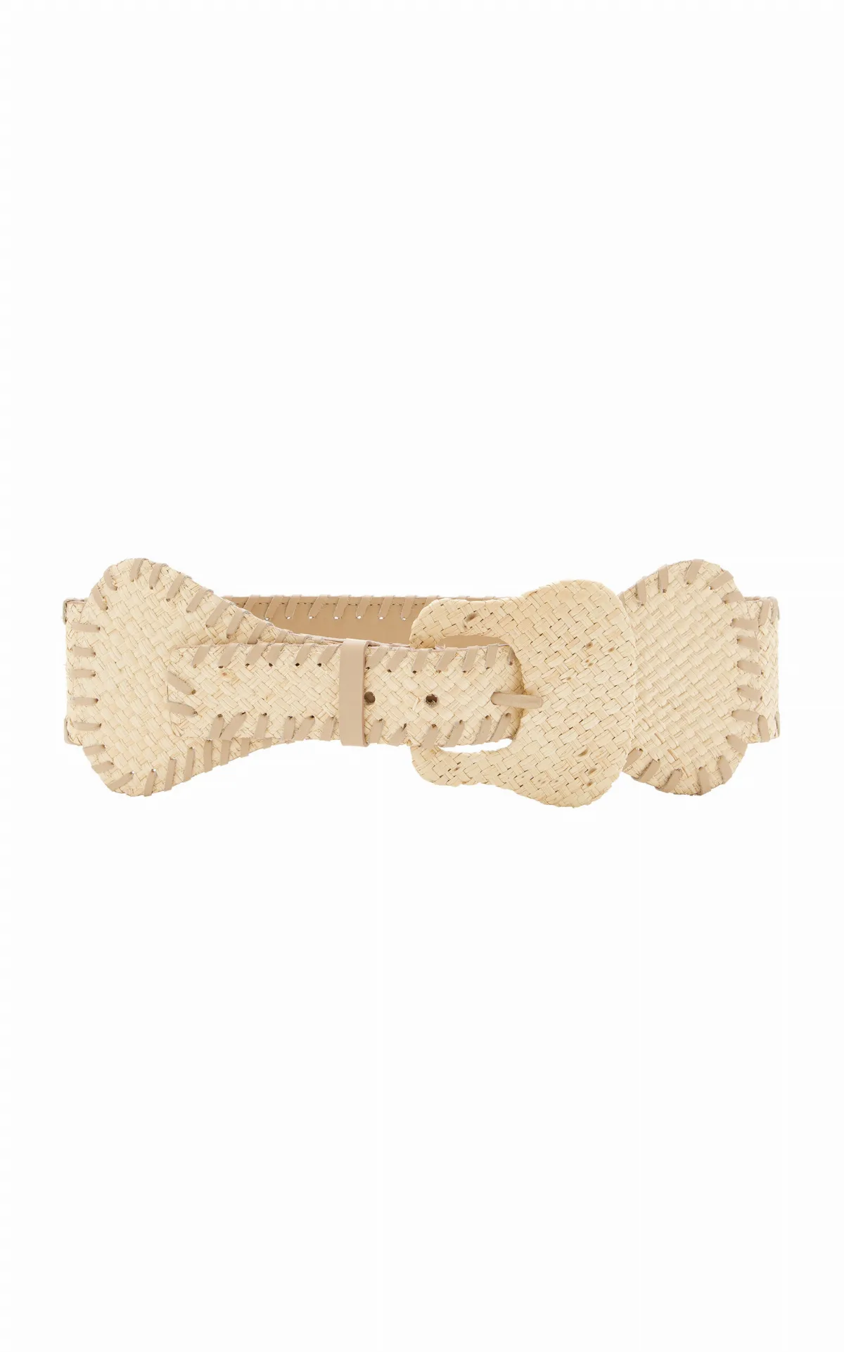 Aztec Culture Palm and Leather Belt