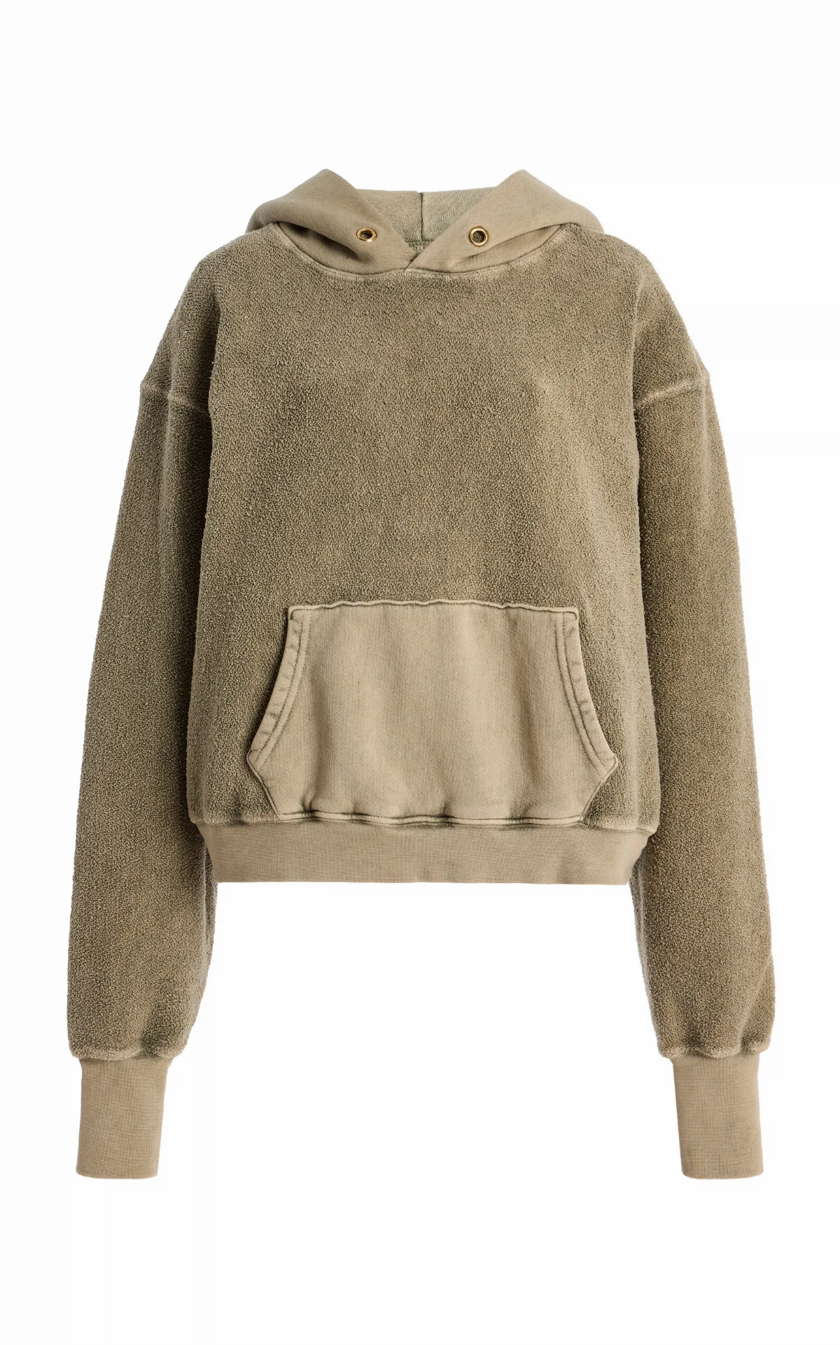 Cara Cropped Cotton Hoodie by Les Tien