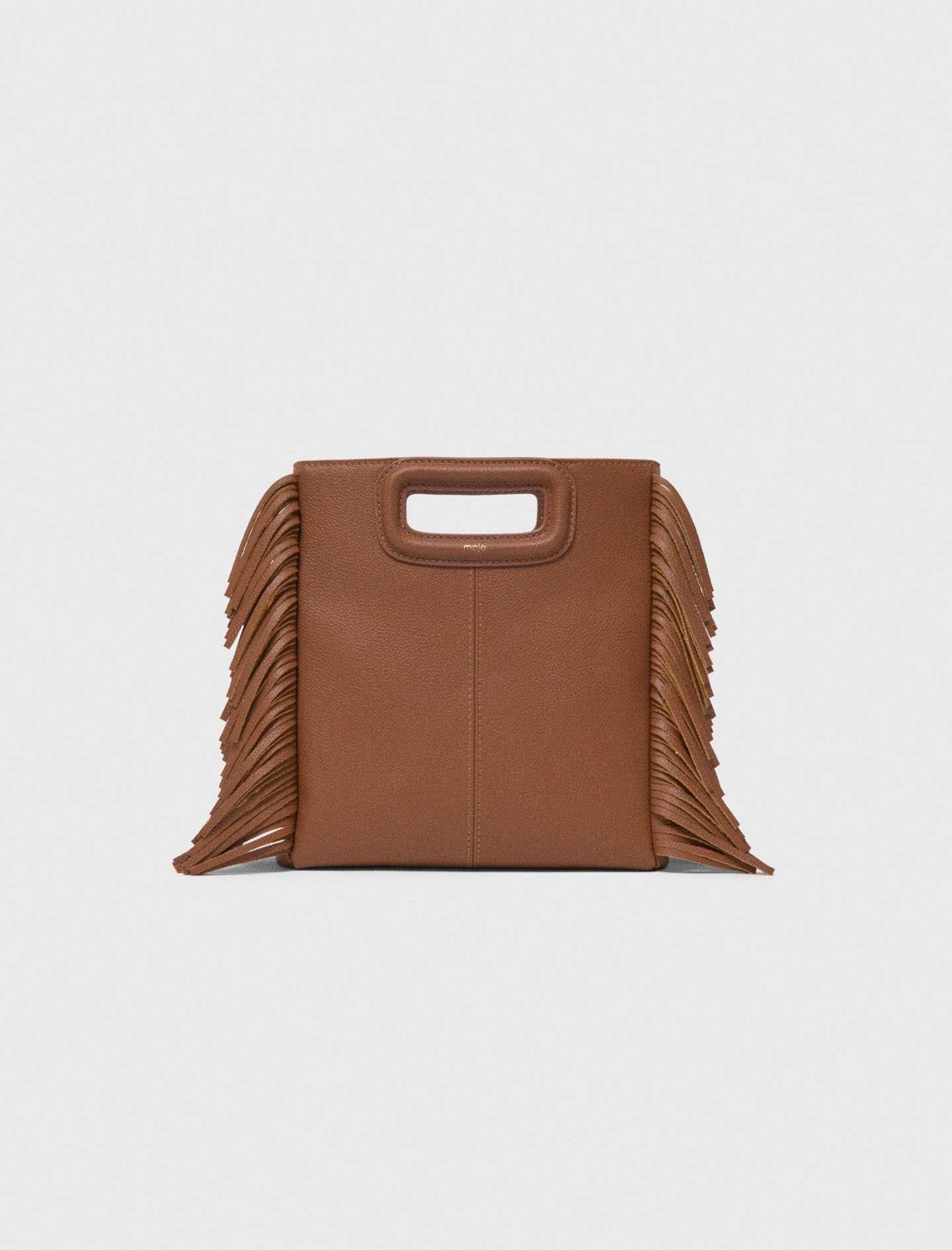 Woman's leather Grained leather M bag for Spring/Summer, size One Size, in color Cognac Brown /