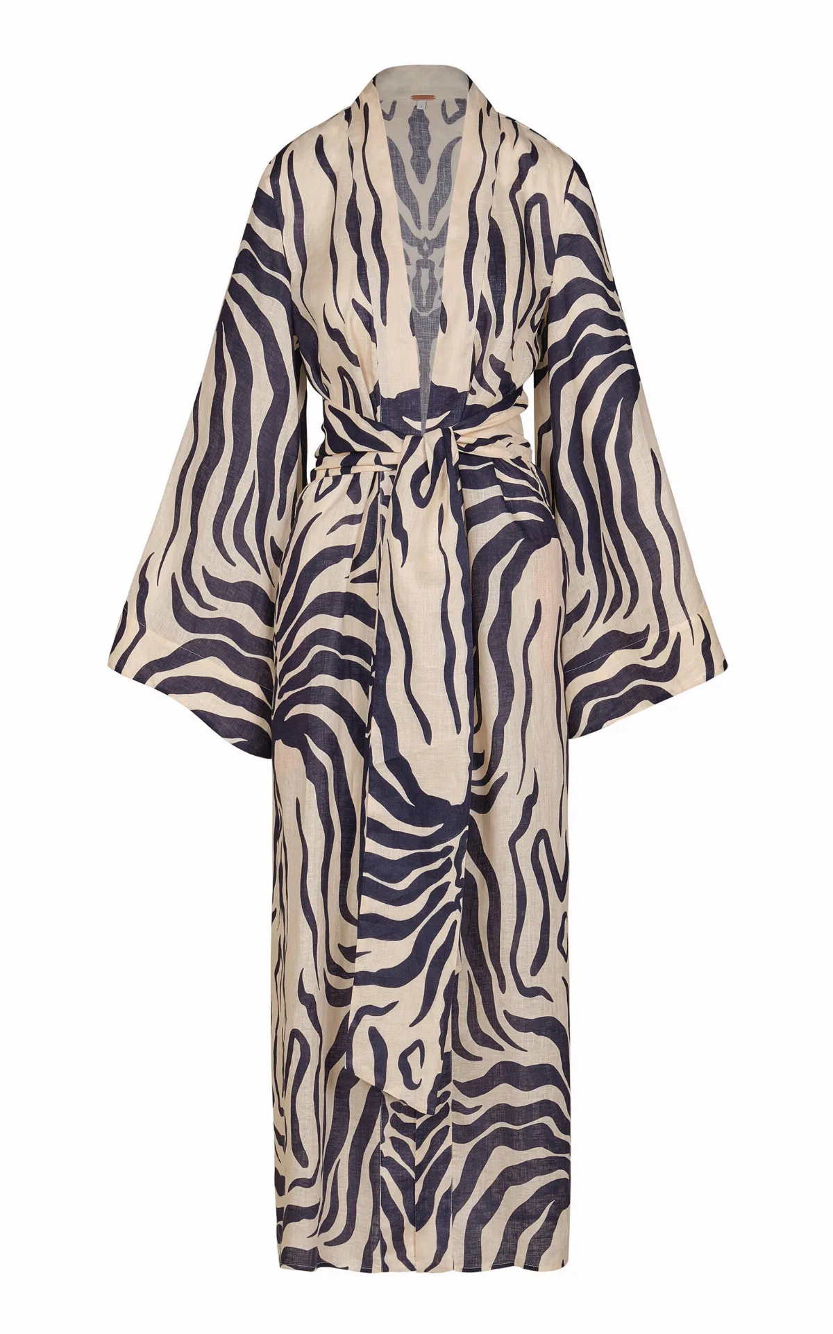 Boa Whisper Printed Linen Cover-Up Robe