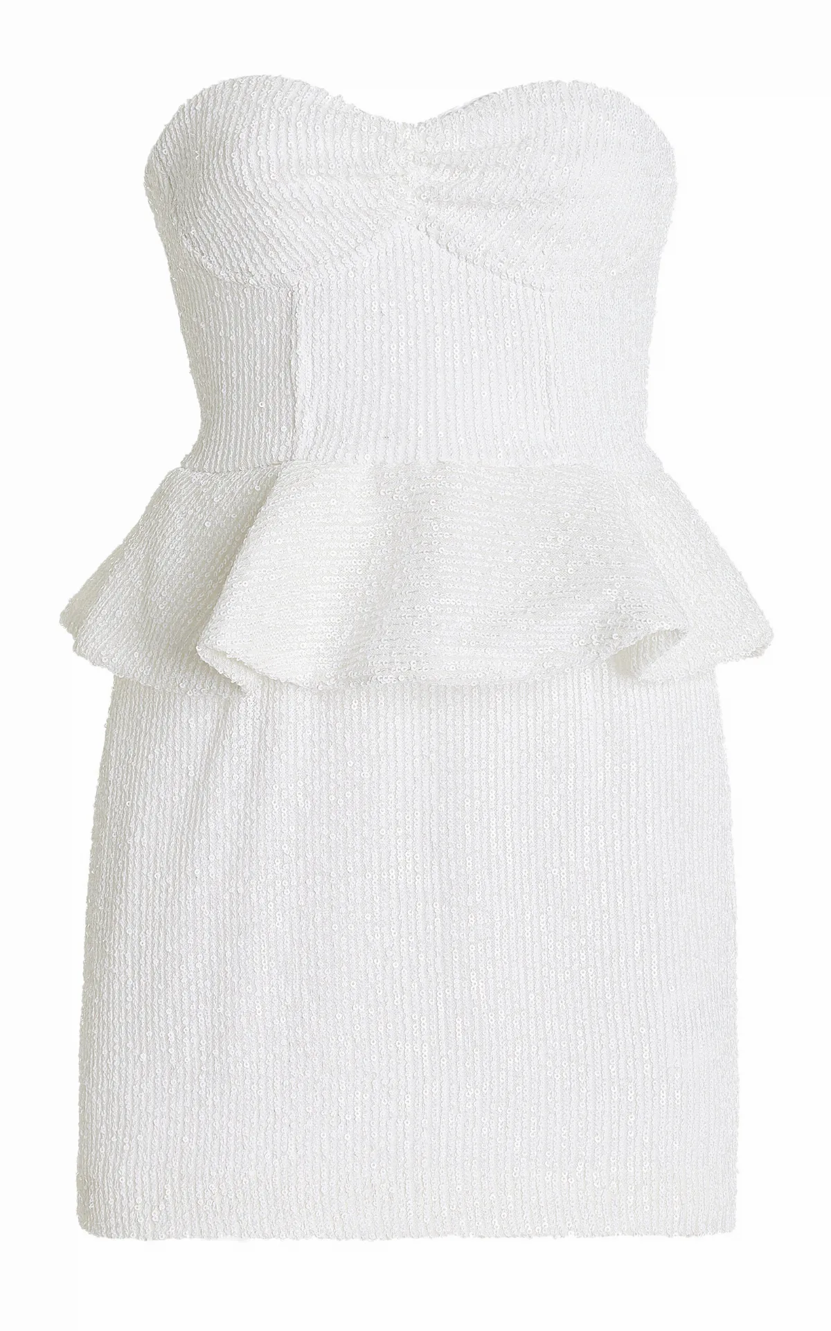 Peplum Sequin Mini Dress