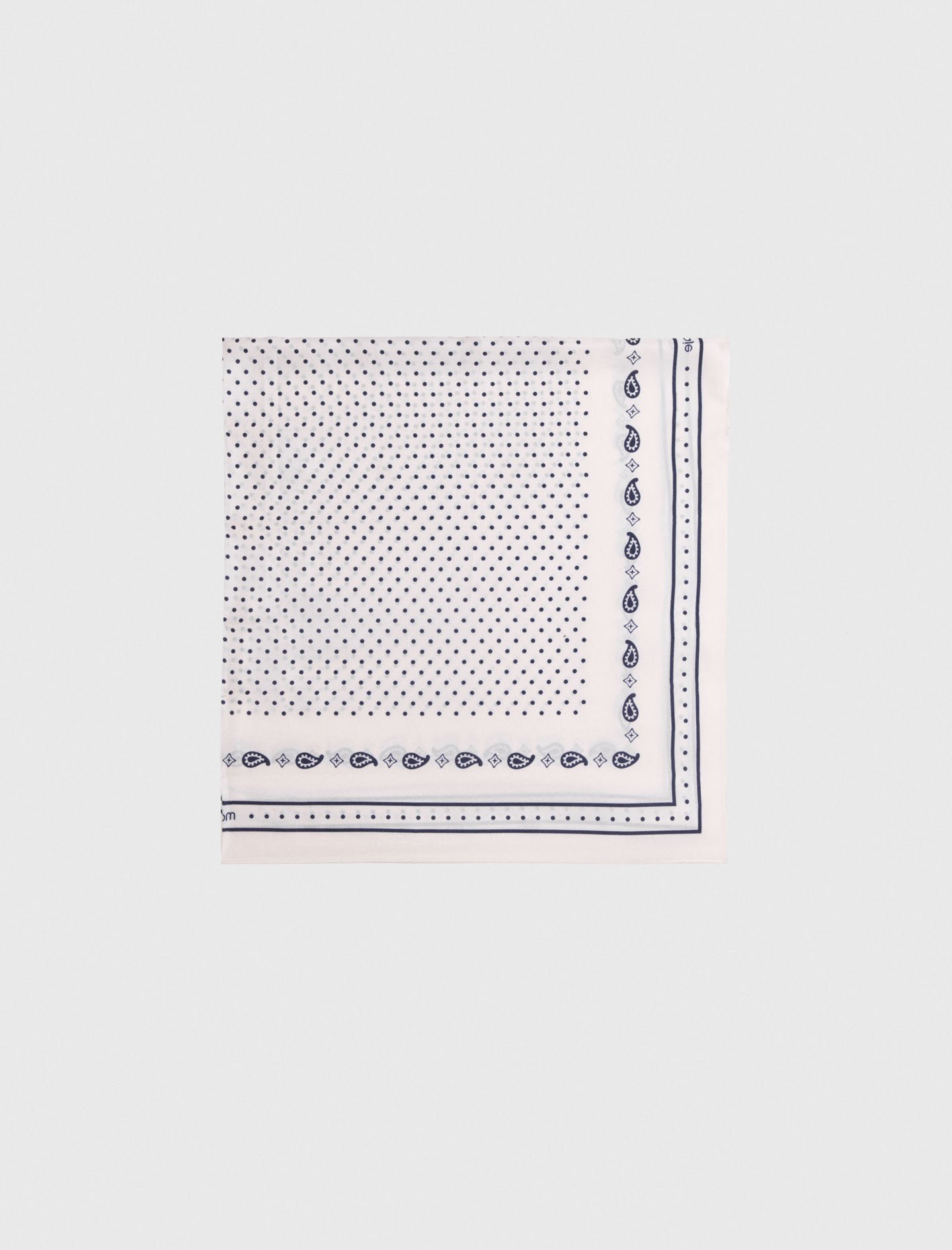 Woman's silk 90x90 printed silk scarf for Spring/Summer, size One Size, in color Ecru / Beige