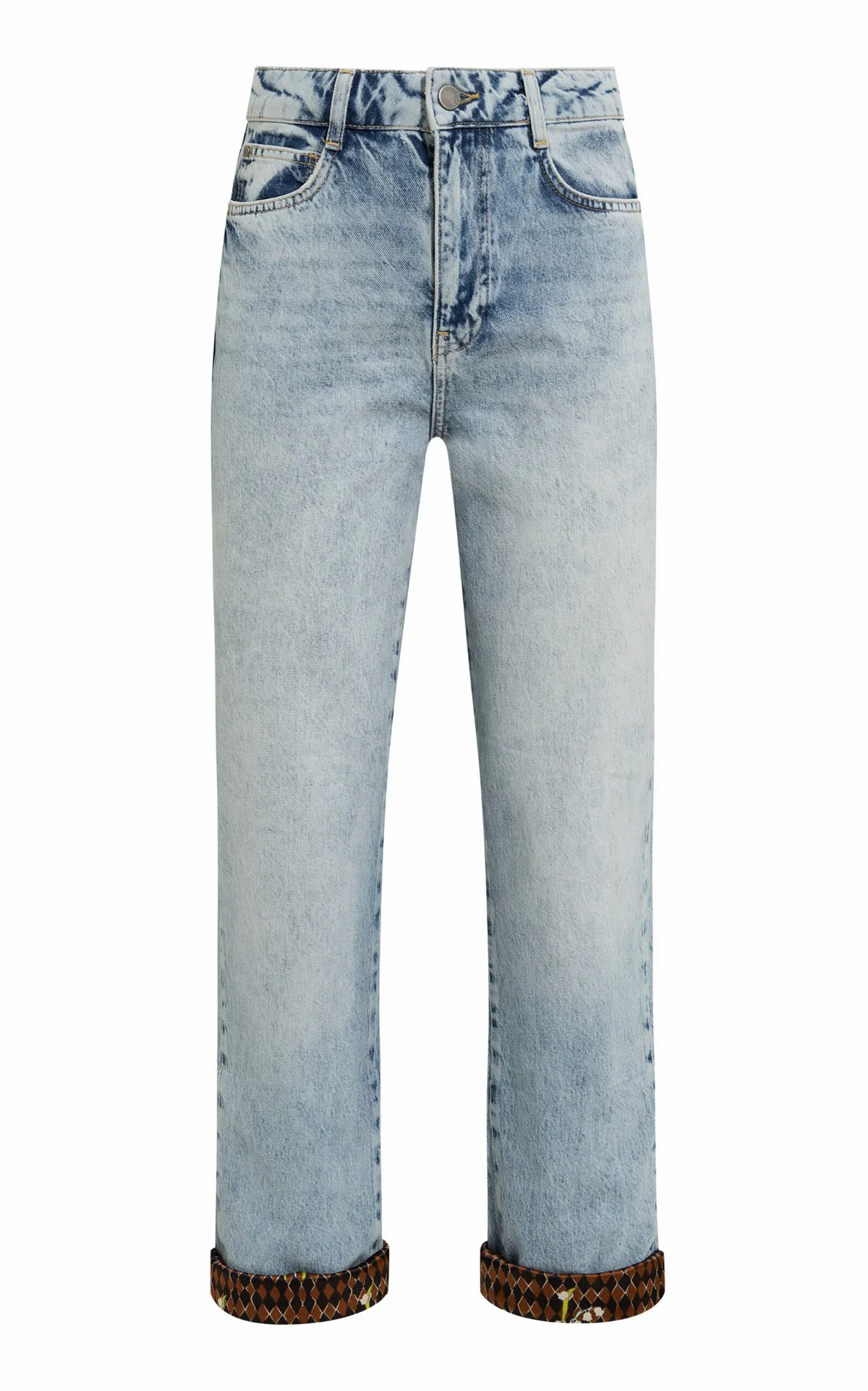 Daky Rigid Low-Rise Straight-Leg Jeans