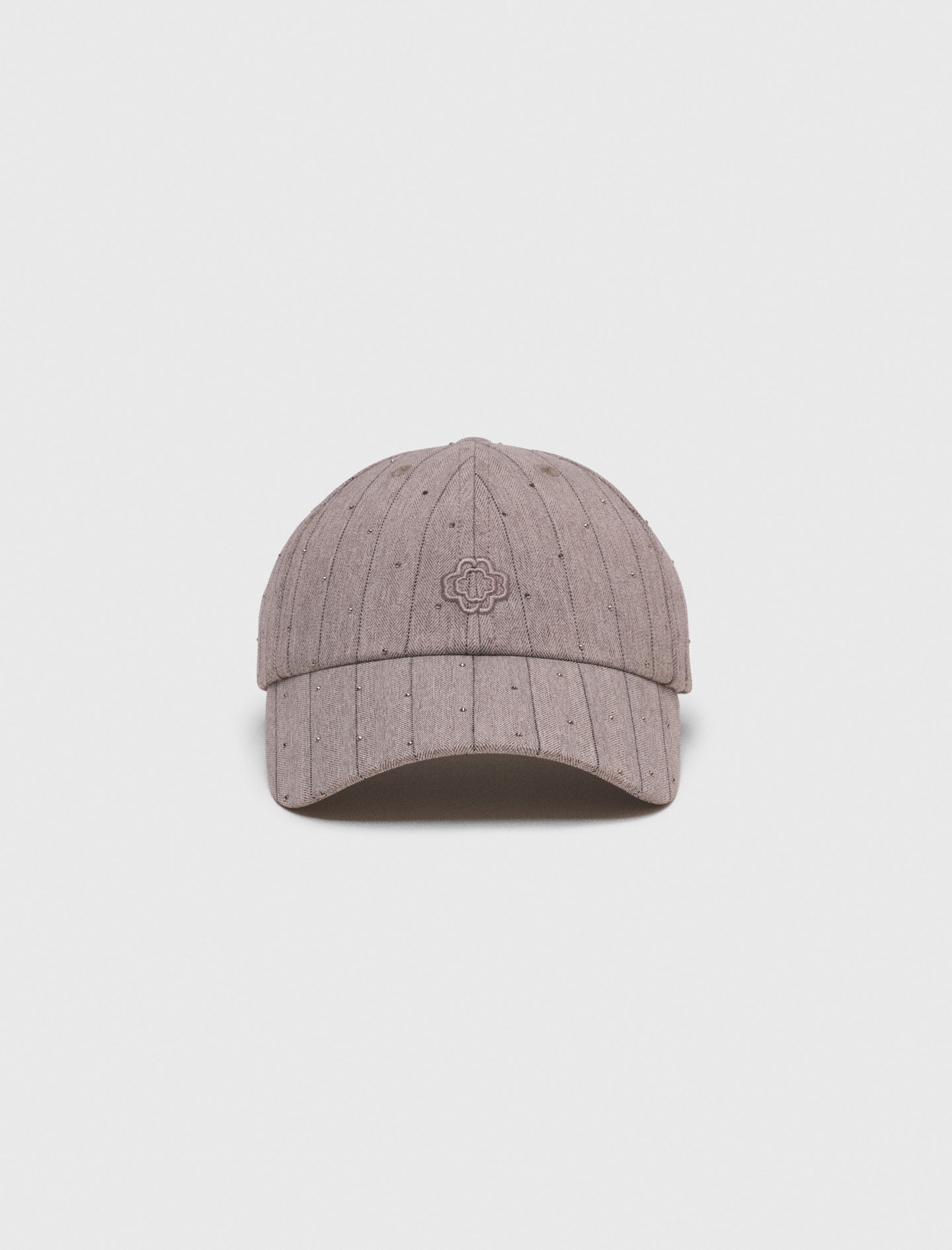 Woman's polyester Printed cotton hat for Fall/Winter, size One Size, in color Light Grey / Grey