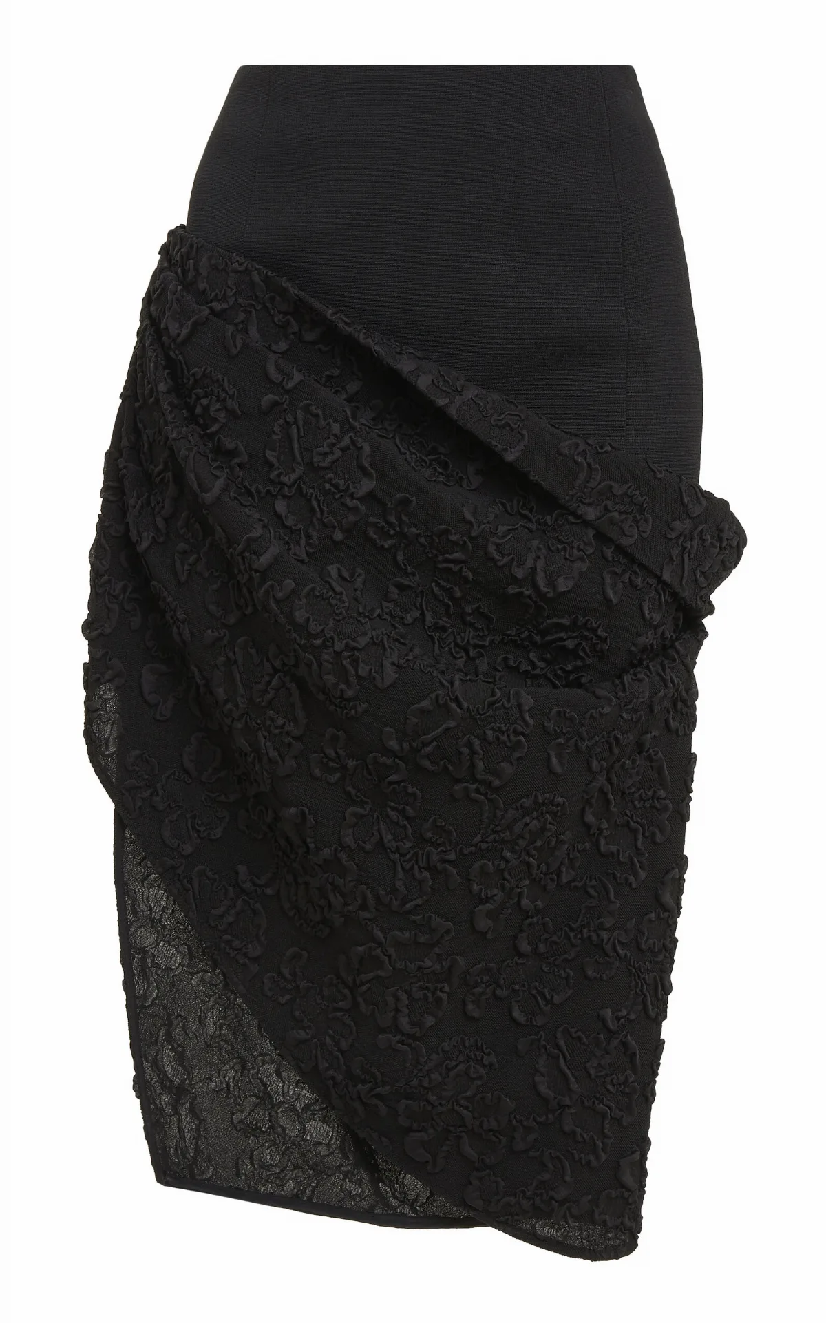 Asymmetric Drapes Skirt