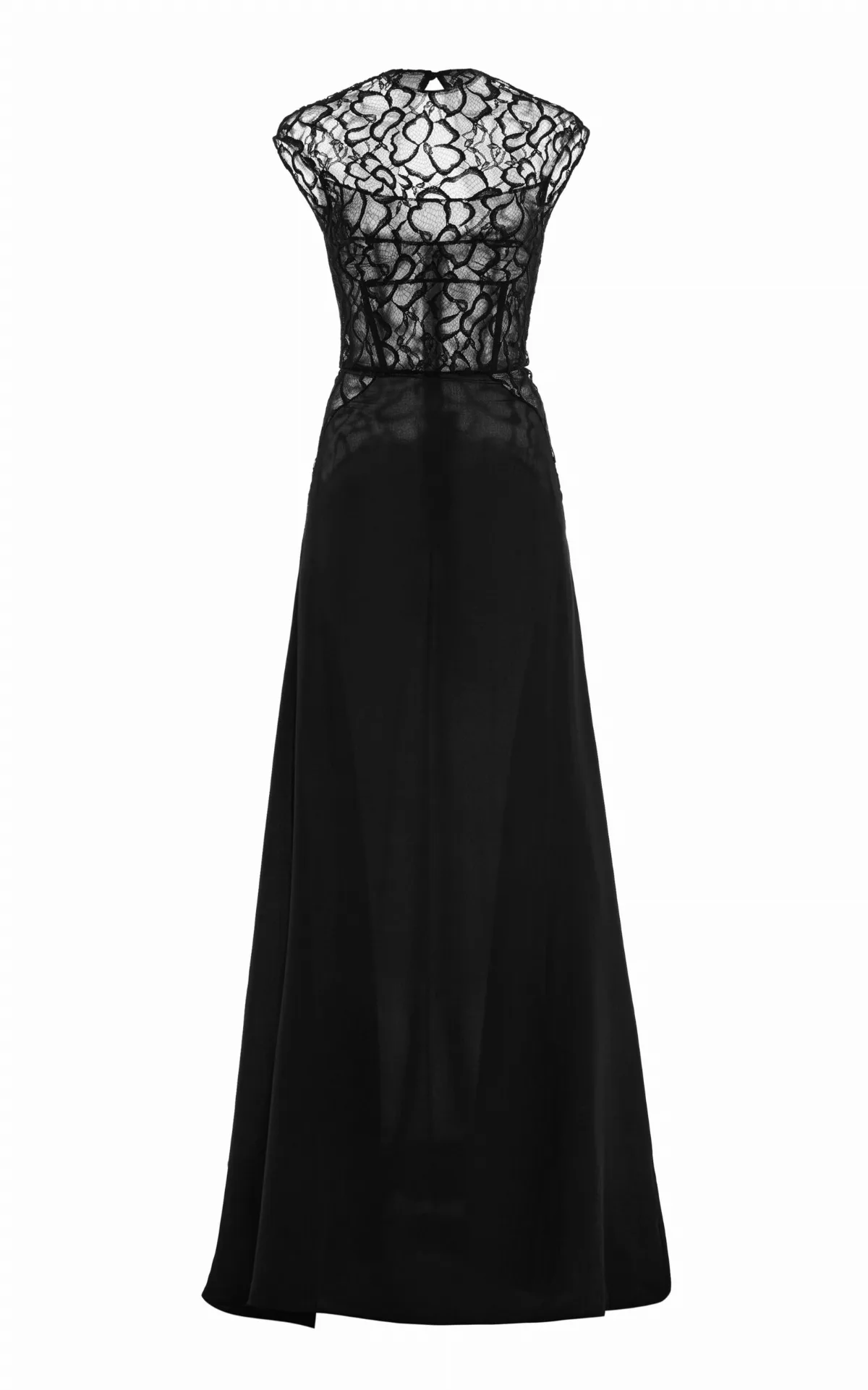 Tatjana Lace-Detailed Silk Gown