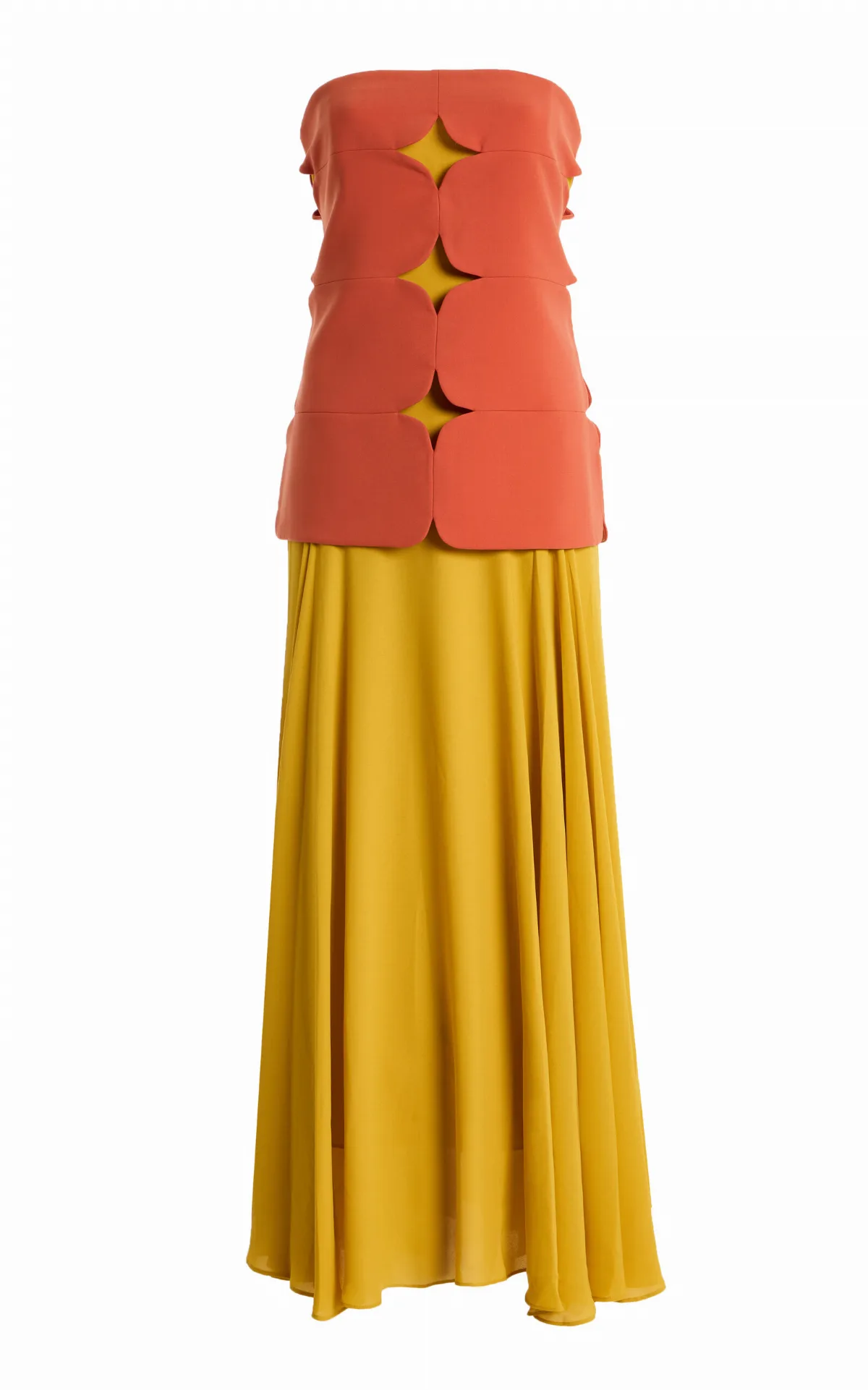Rasha Strapless Cutout Midi Dress by Alexis