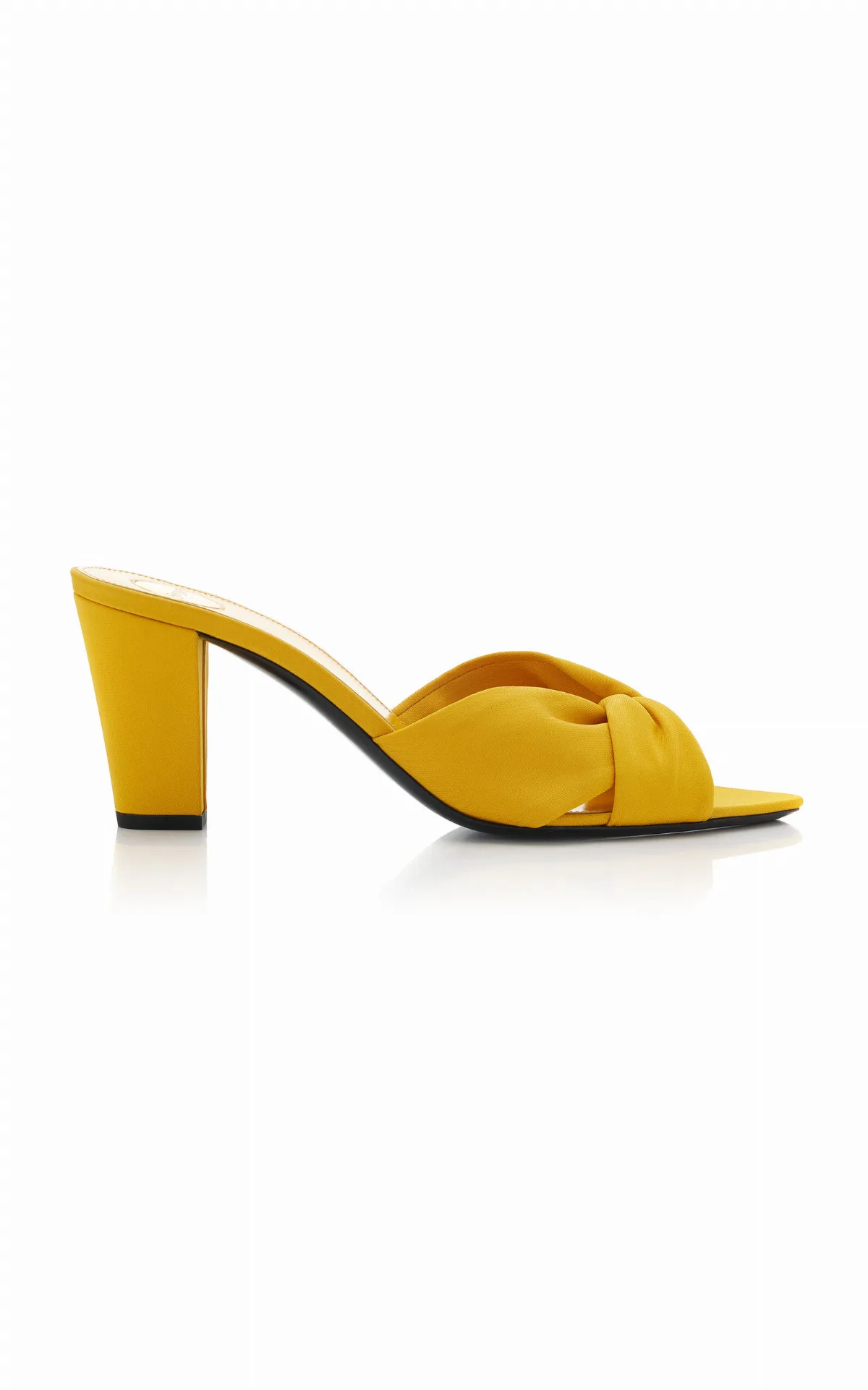 Franciane Leather Mules by Saint Laurent