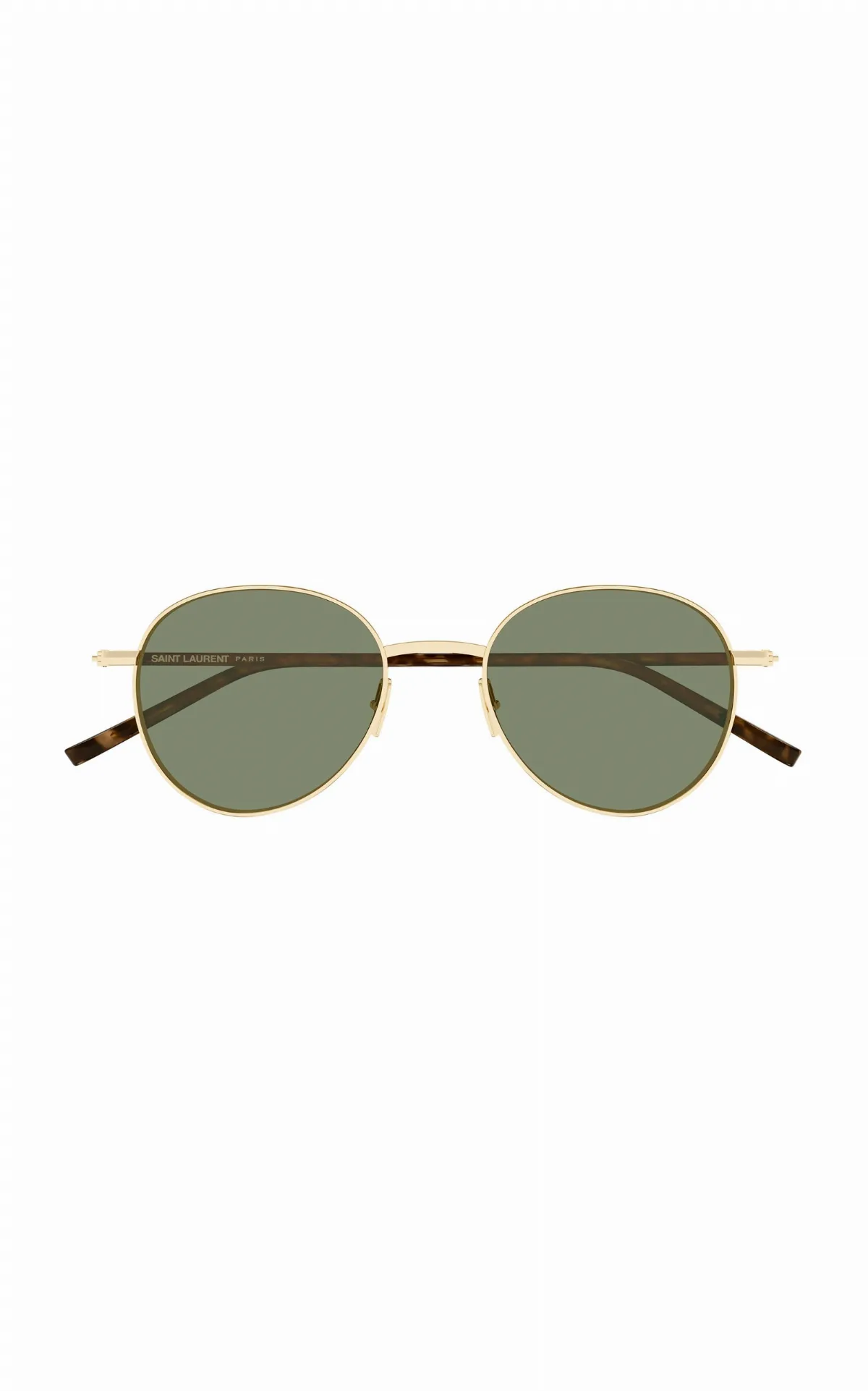 Round-Frame Metal Sunglasses
