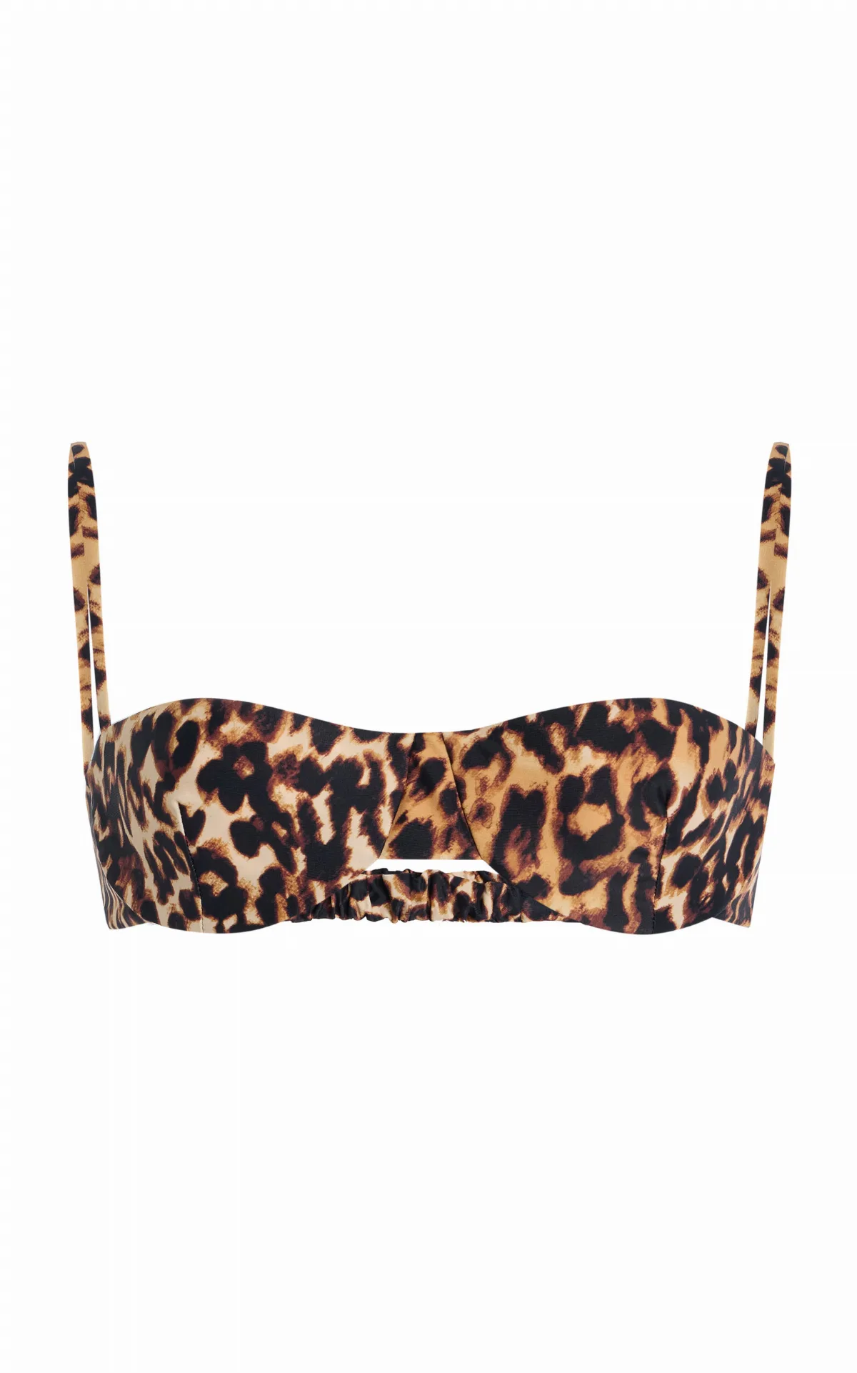 Ingrid Leopard-Print Bikini Top