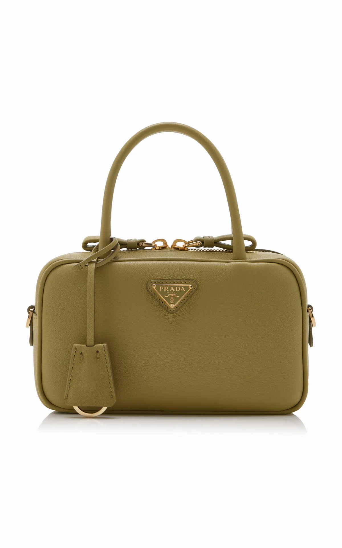 Leather Top Handle Bag