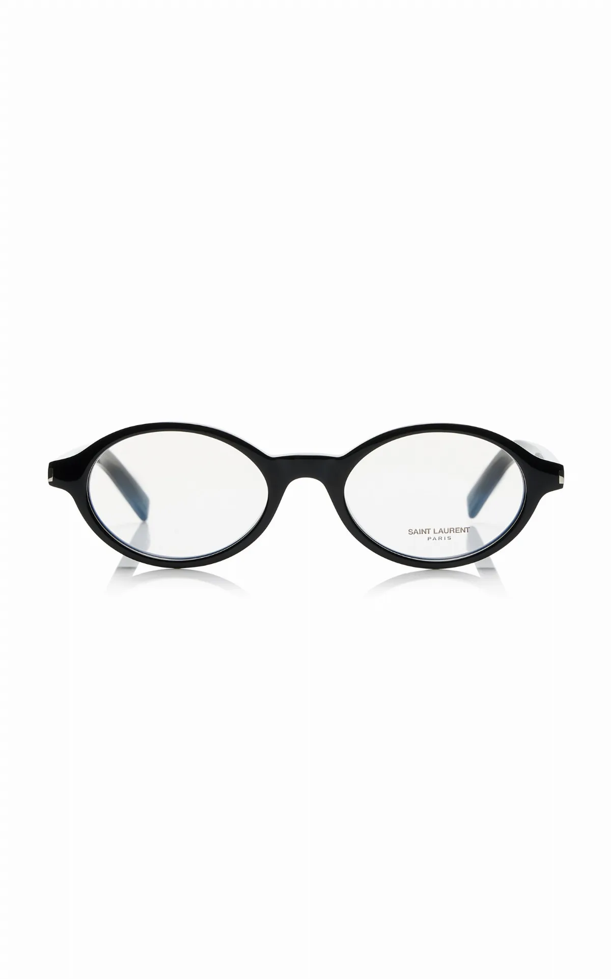 Jeanne Oval-Frame Acetate Glasses by Saint Laurent