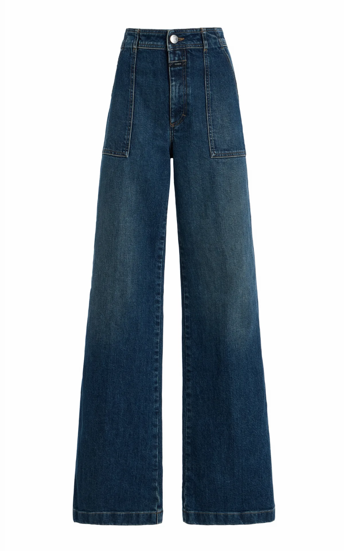 Aria Stretch High-Rise Flared Jeans by CLOSED