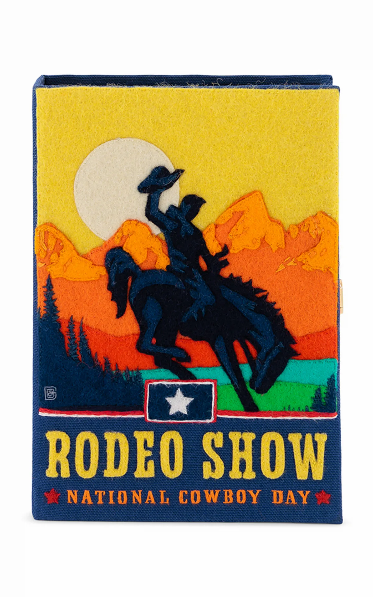Rodeo Show Book Clutch by Olympia Le-Tan