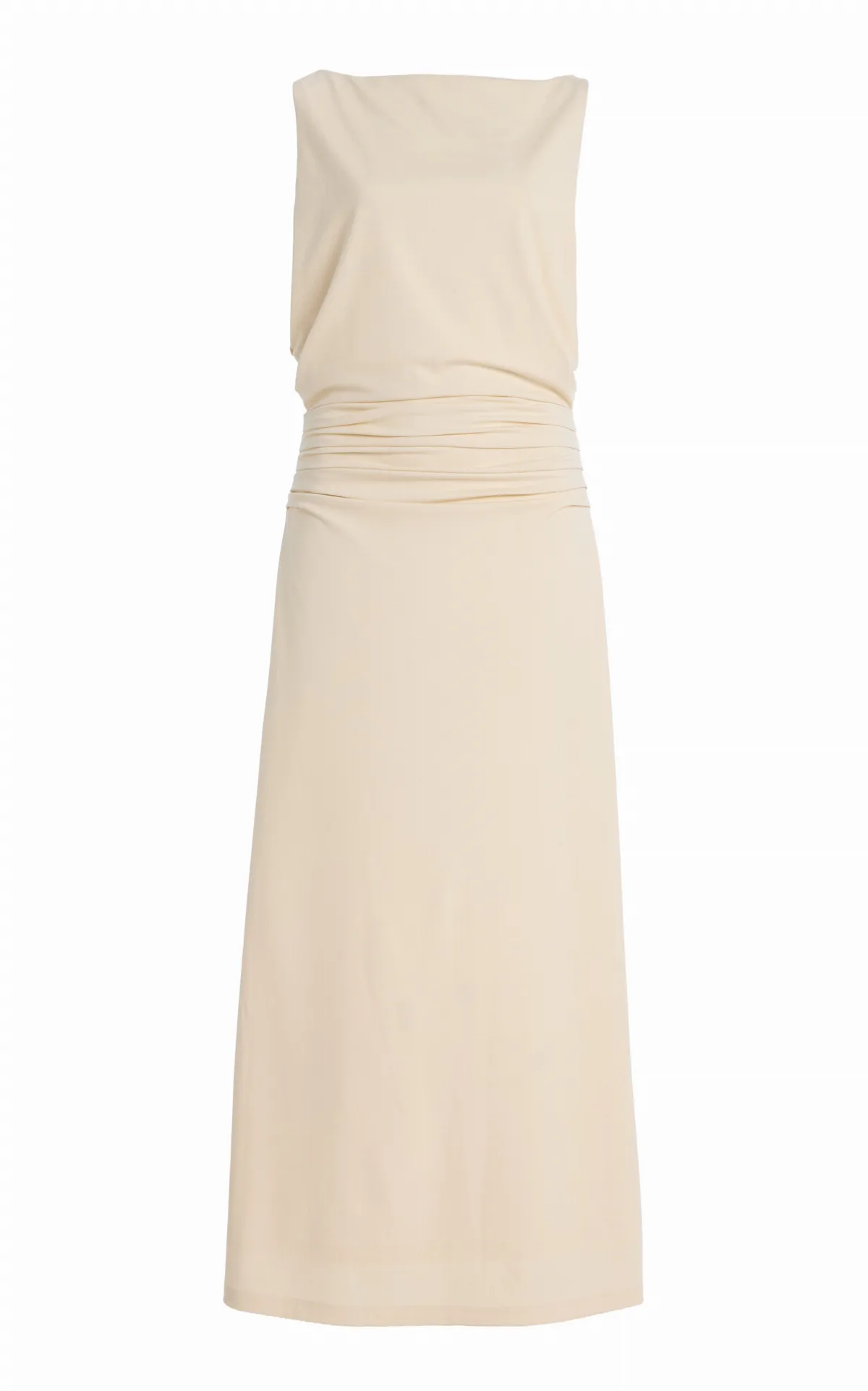 Exclusive Shelby Ruched Jersey Maxi Dress